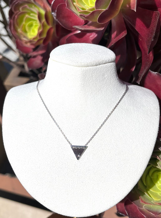 925 Silver Triangle Necklace