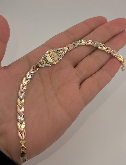 14k Gold Virgencita Women’s Bracelet
