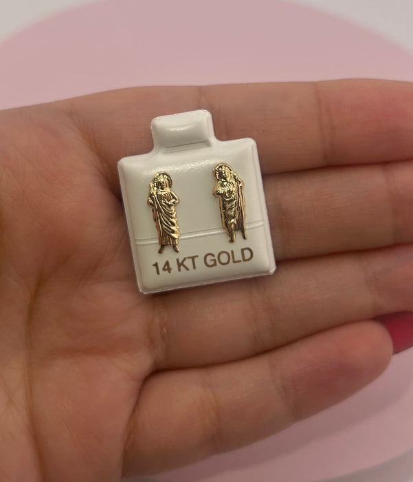 14K Gold Women’s San Judas Earrings
