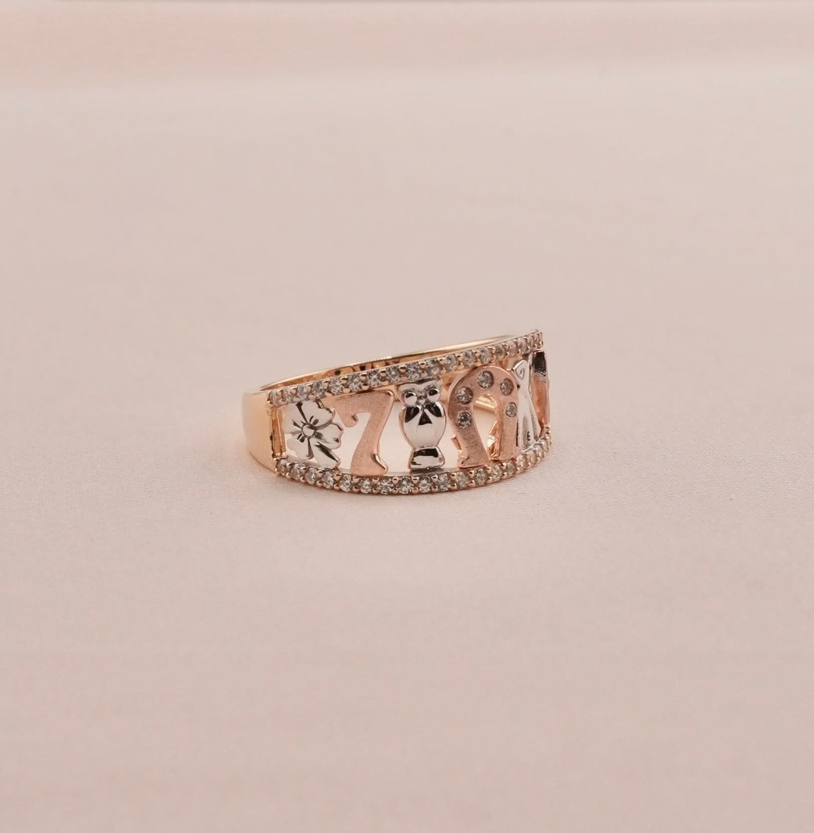 14K Gold Good Luck Women’s Ring
