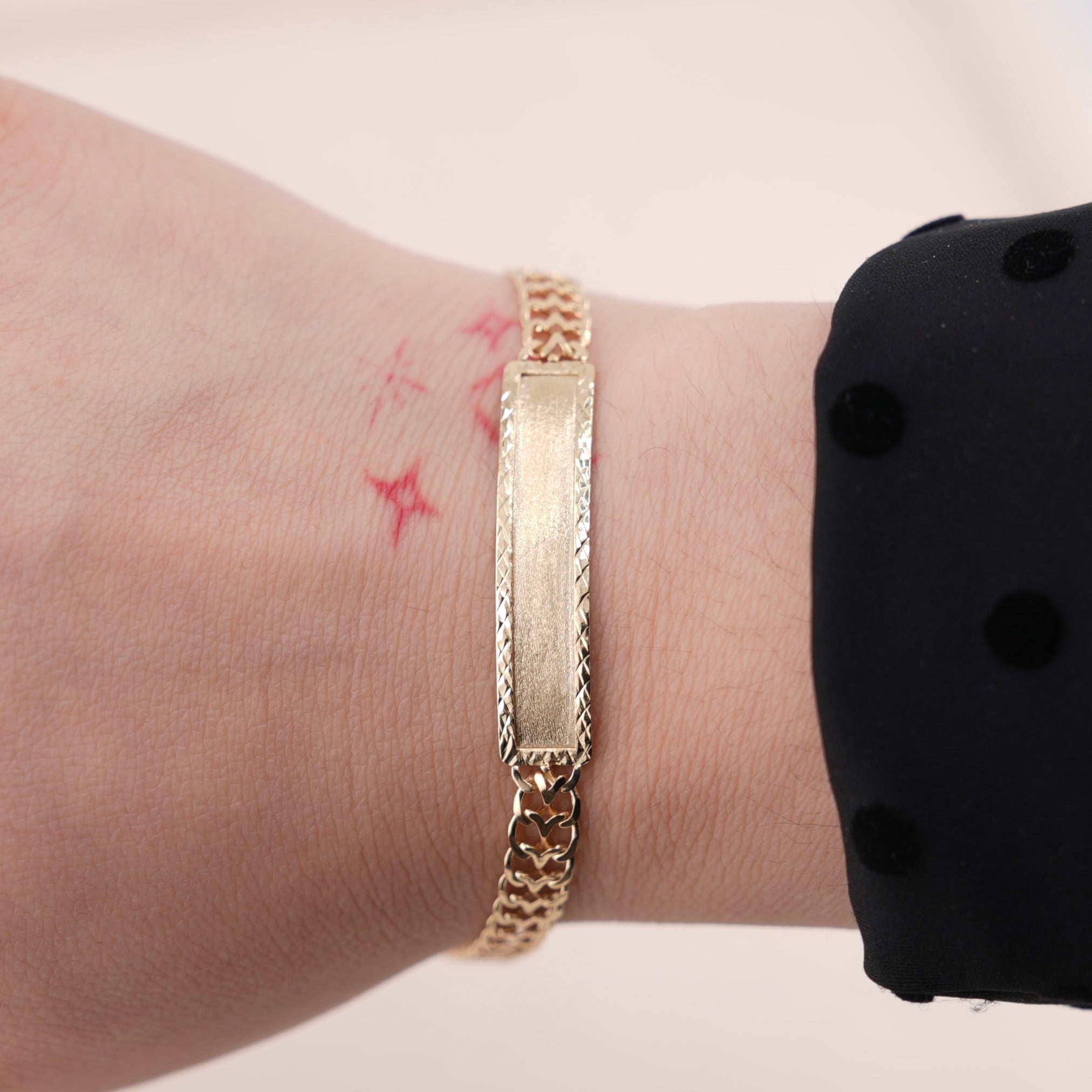 14k Gold Women’s ID Bracelet