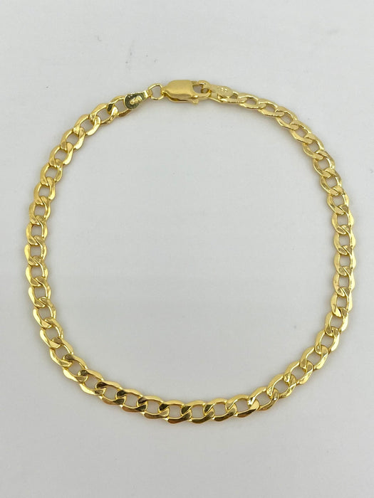 14k Gold Hollow Curb Women’s Bracelet