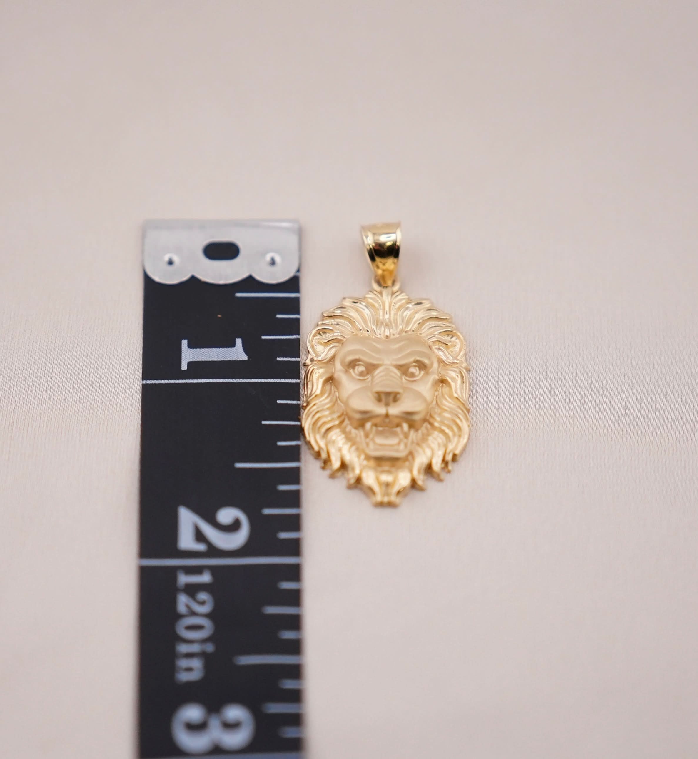 14k Gold Medium Lion Chain Set