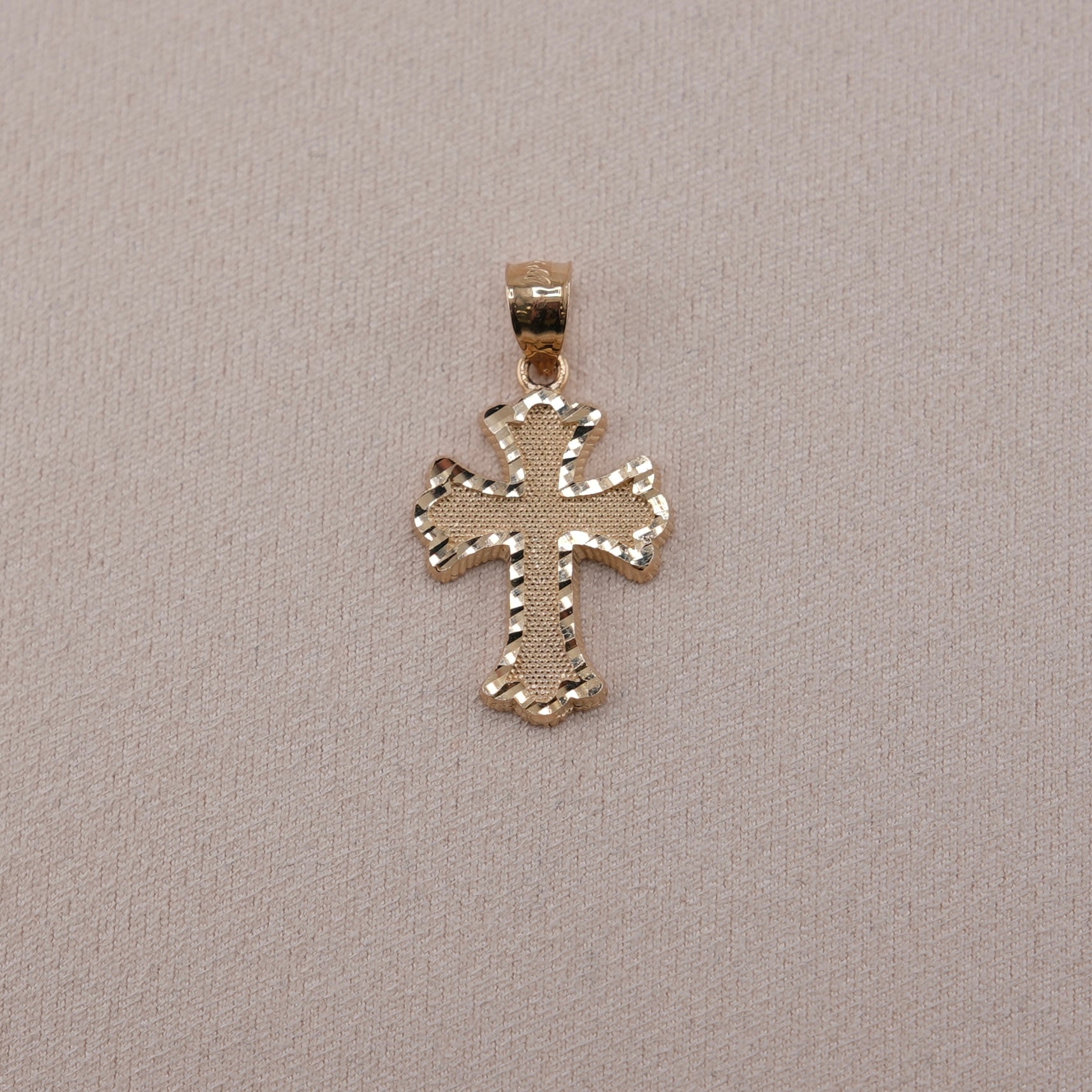 14k Gold Small Cross Pendant