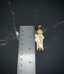 14k Gold San Judas Pendant or Chain Set . PT-1135