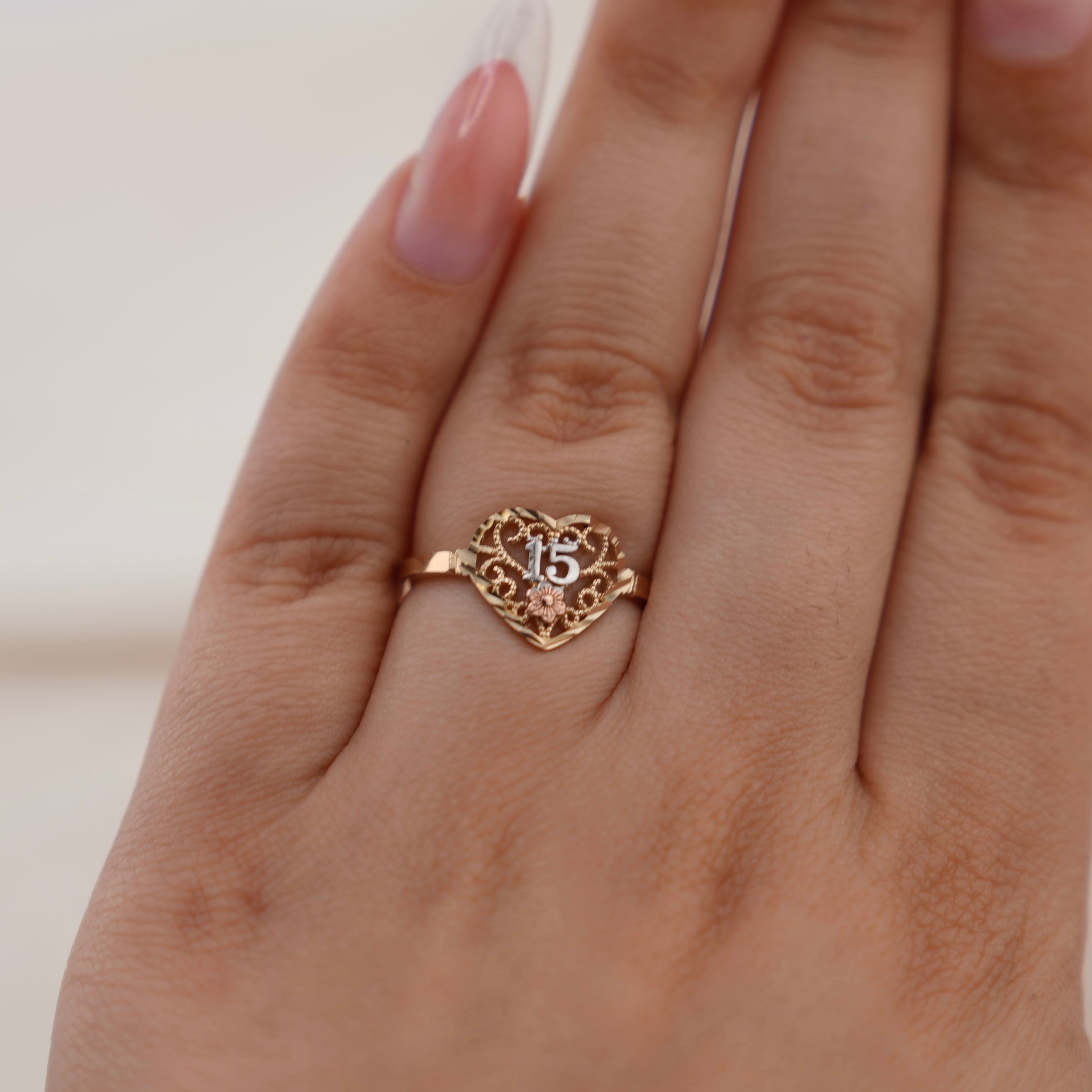 14k Gold Quince Ring