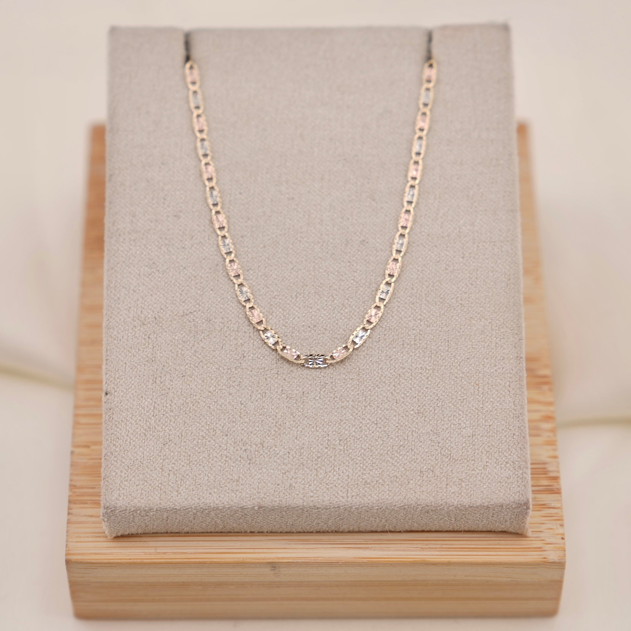 14k Gold Solid D.C Valentino Chain 2mm