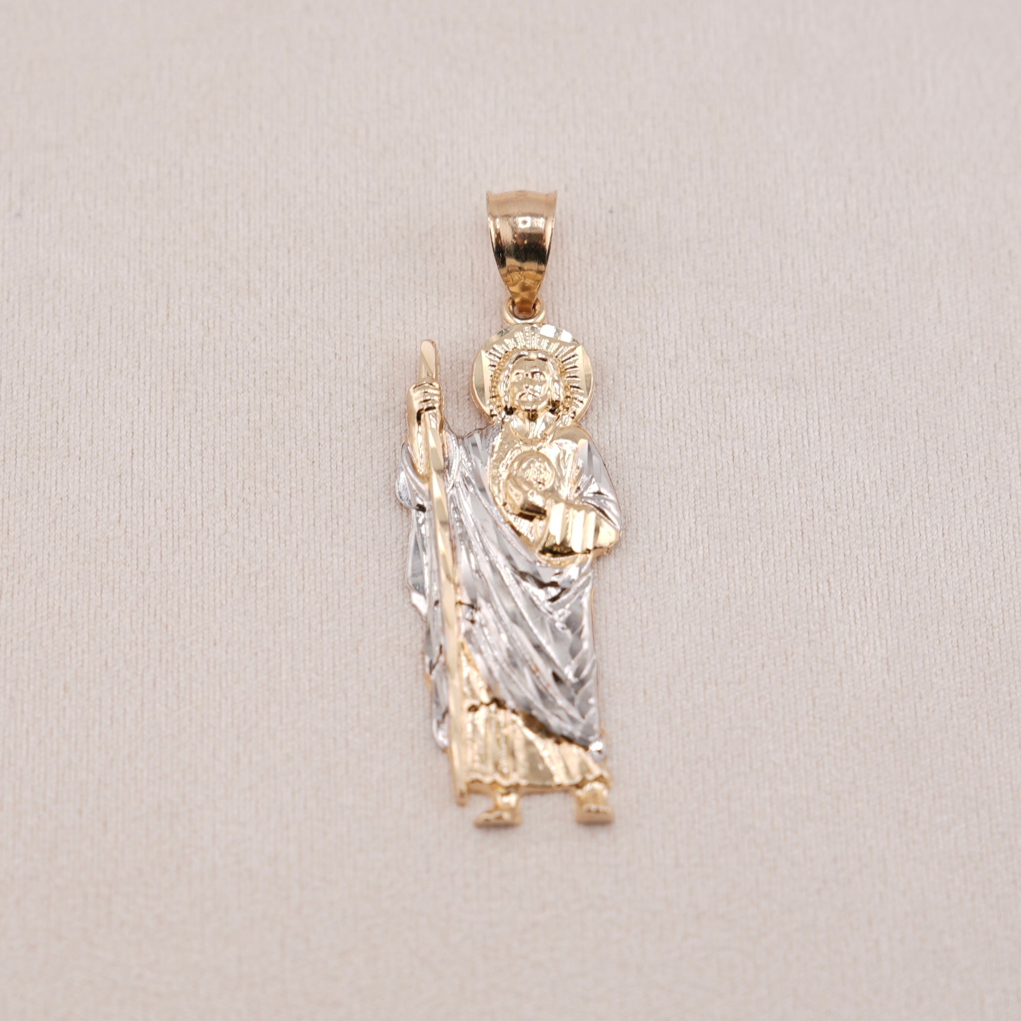 14k Gold Medium San Judas Pendant
