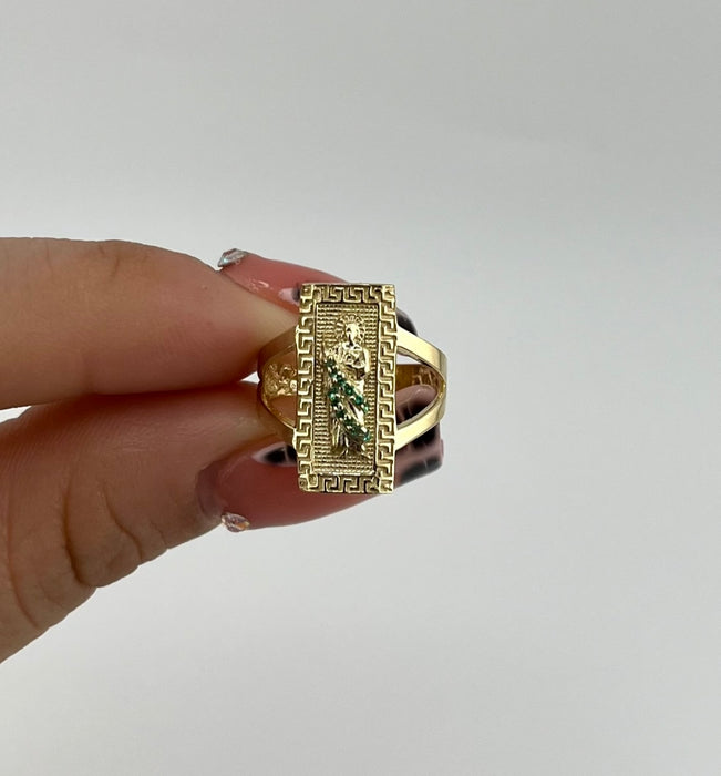 14k Gold Women’s San Judas Ring