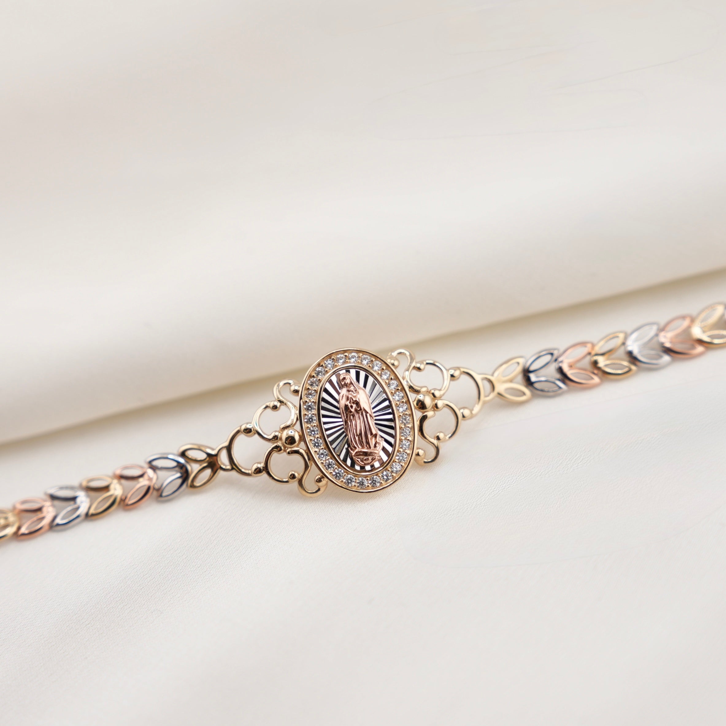 14k Gold Virgencita Bracelet