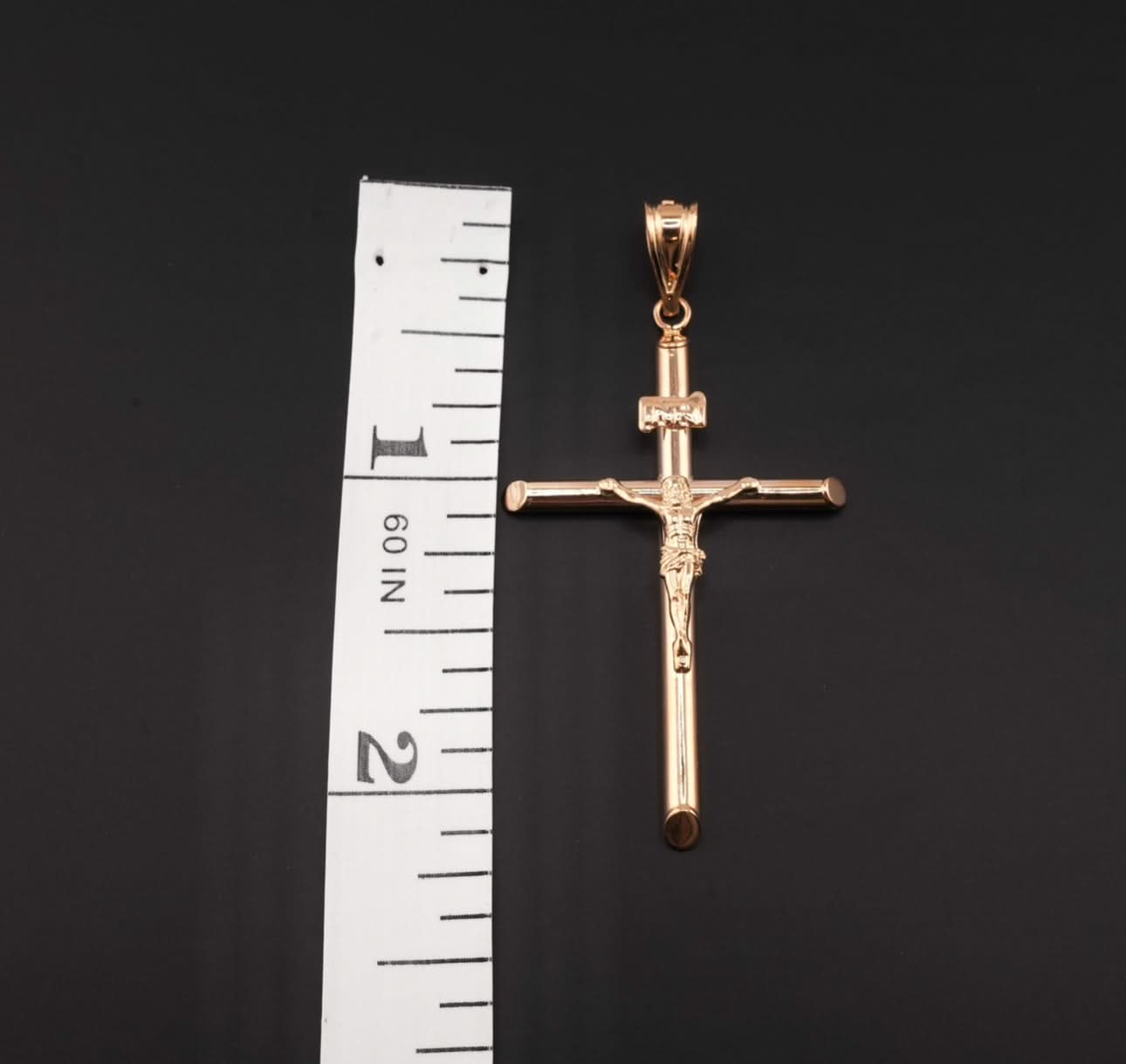14k Gold Cross Pendant or Chain Set