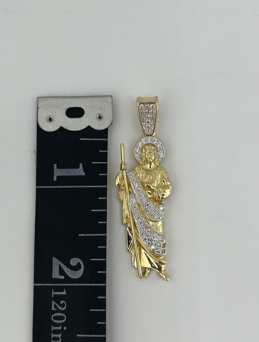 14k Gold San Judas Chain Set P27-05