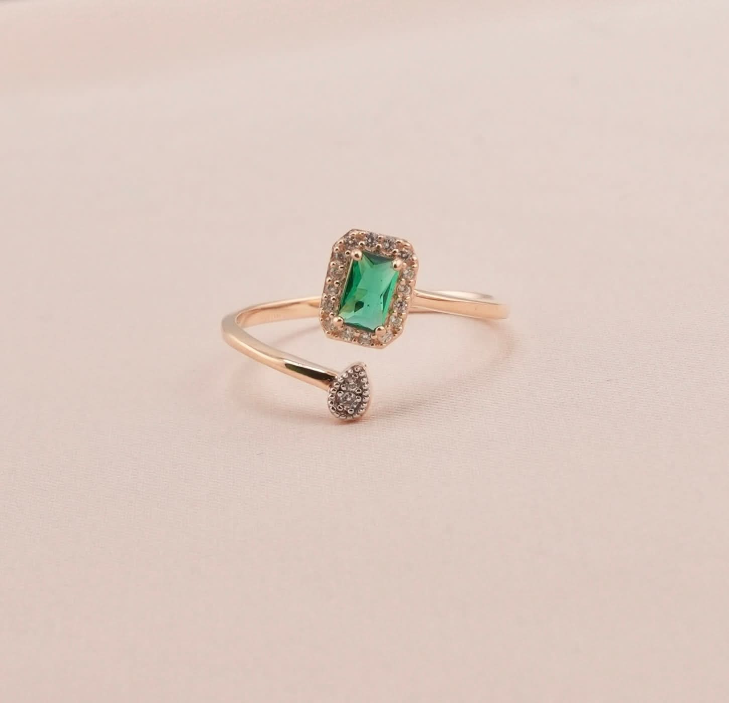 14k Gold Birthstone Ring. 023