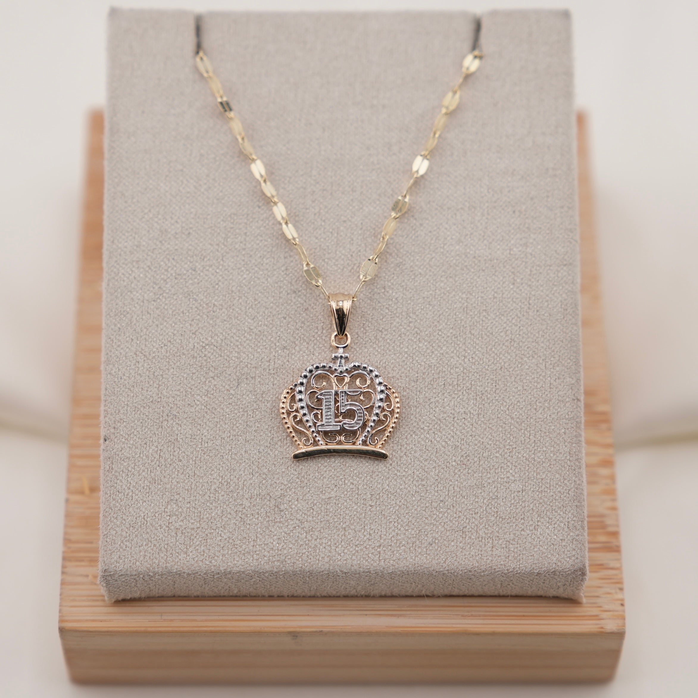14k Gold Quinceañera Chain Set