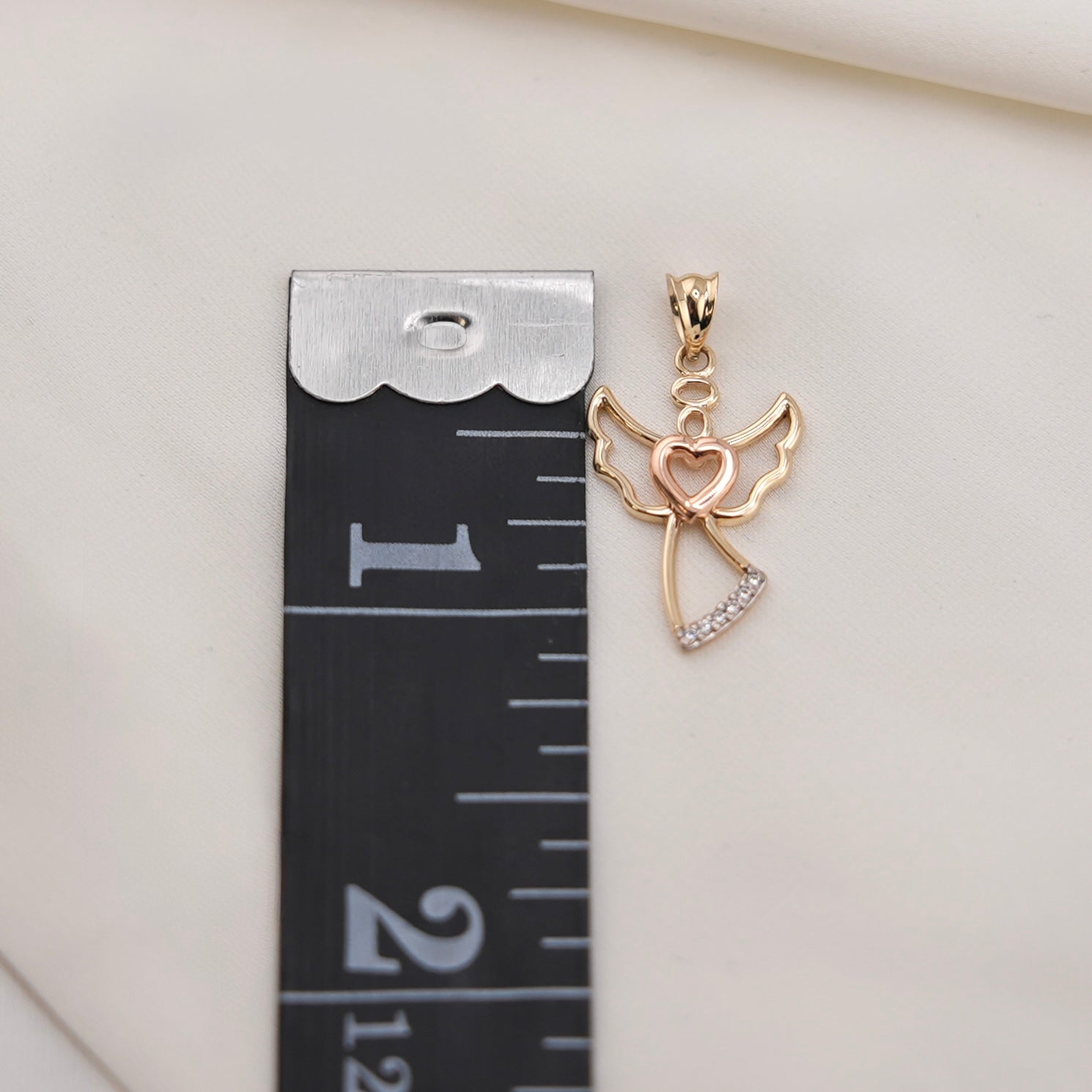 14k Gold Angel Chain Set