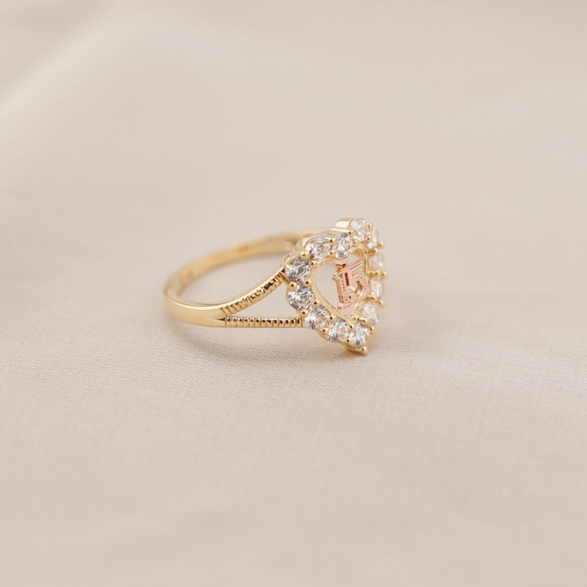 14k Gold Quince Ring