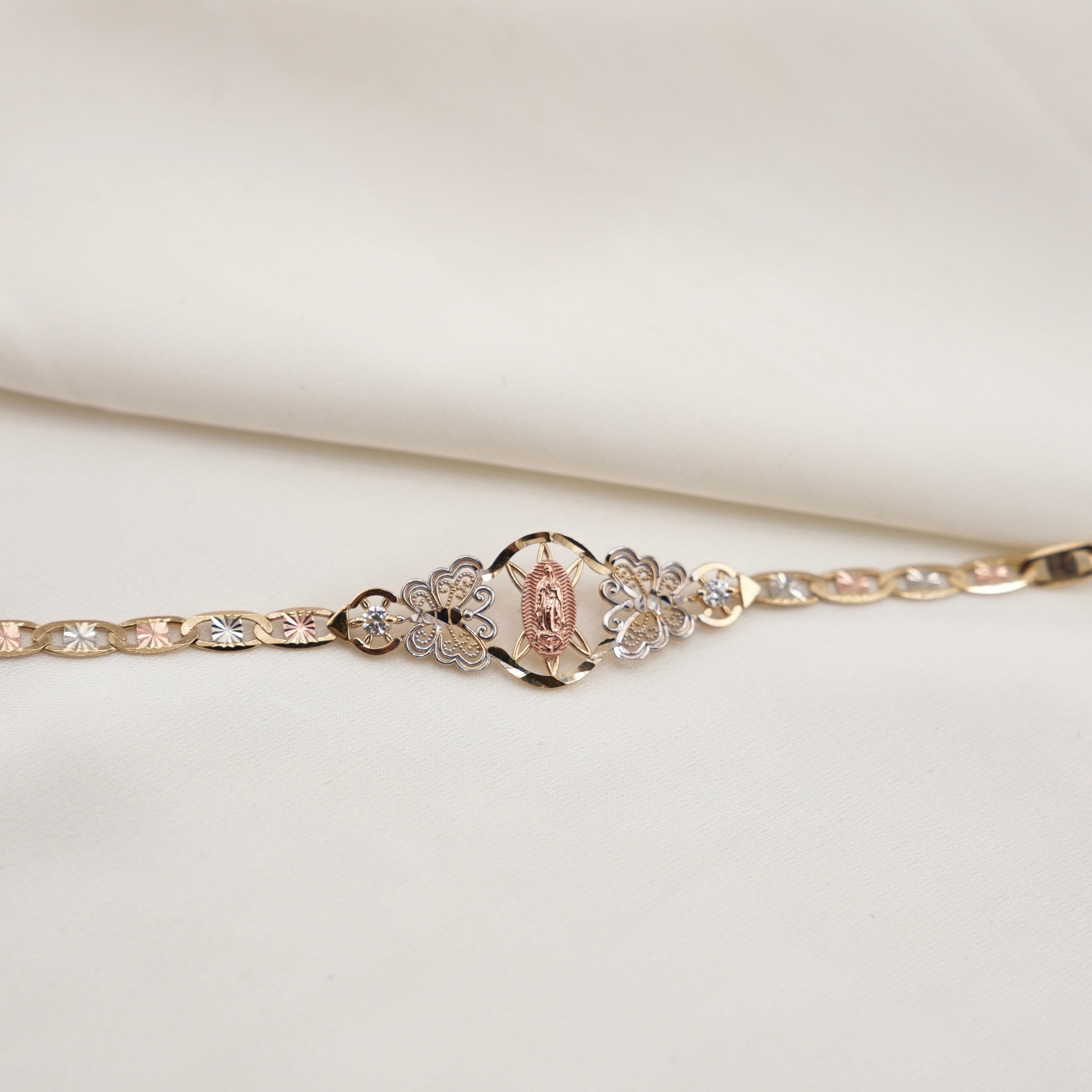 14k Gold Virgencita Bracelet