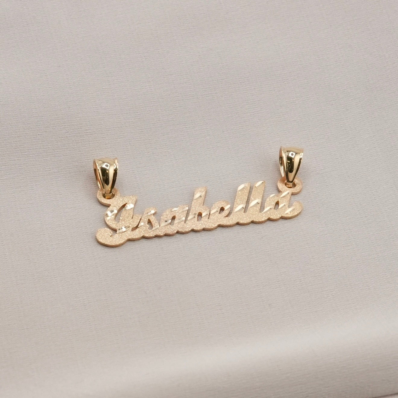 14k Gold Custom Name Plate
