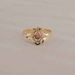 14k Gold Flower Ring