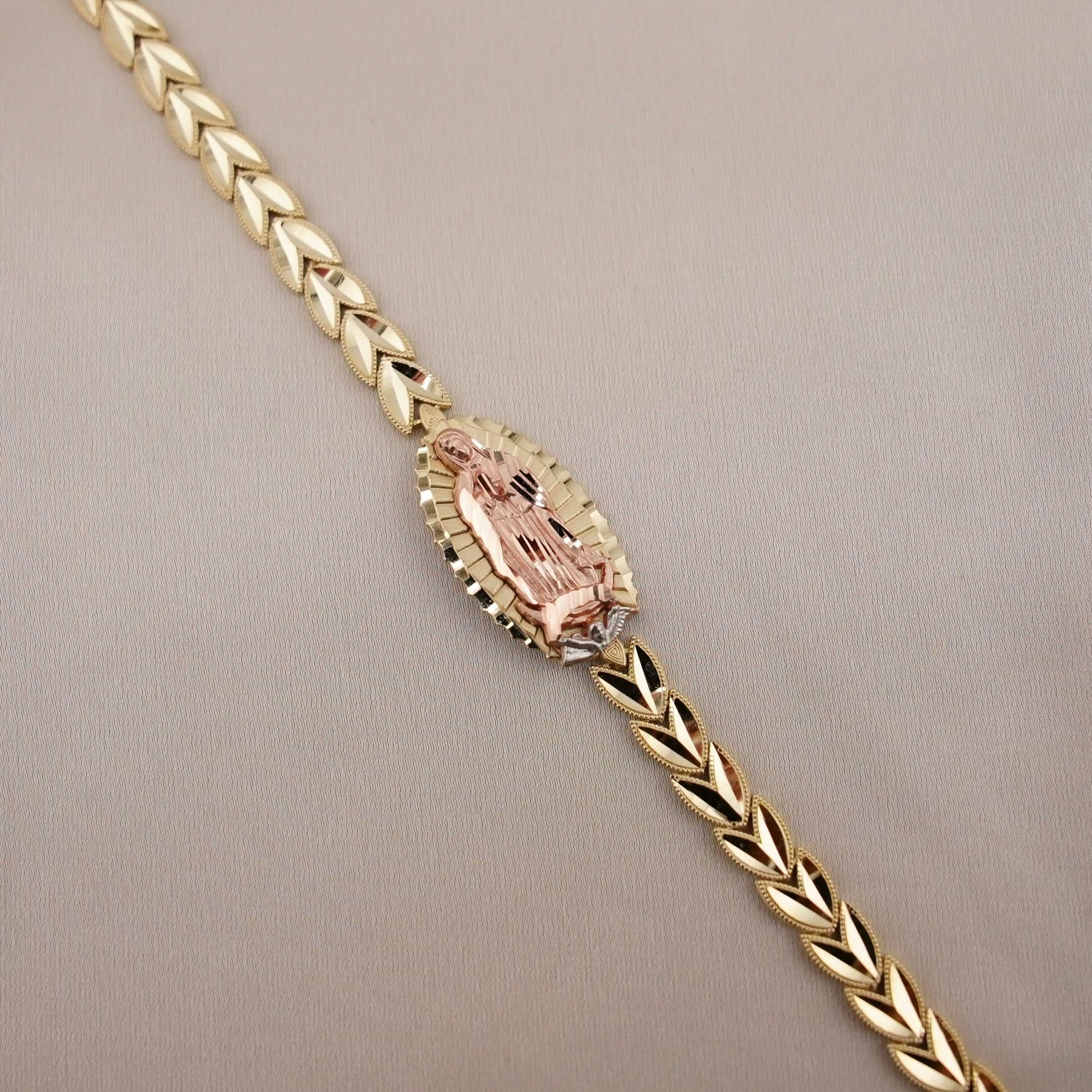 14k Gold Virgencita Women’s Bracelet