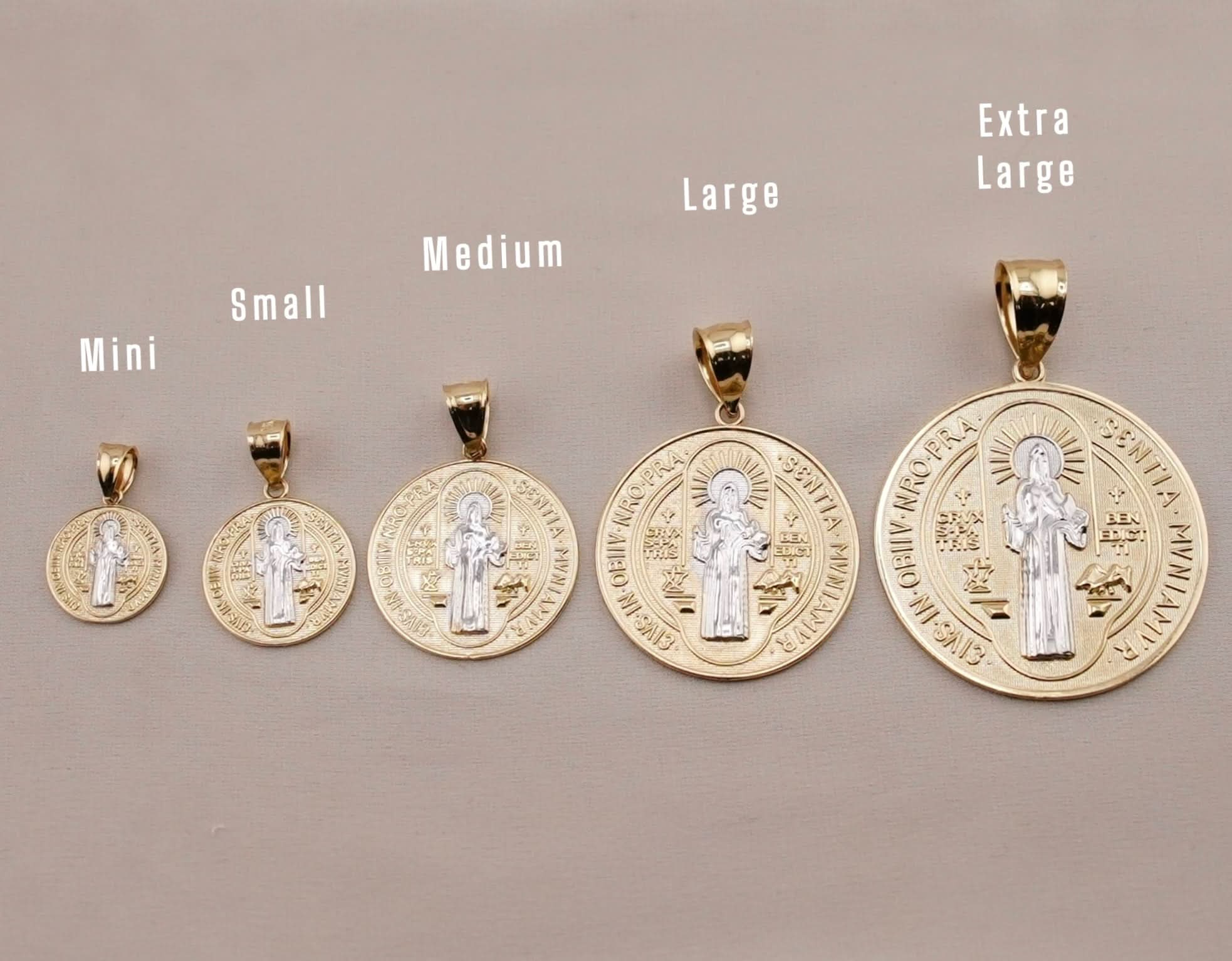 14k Gold Mini San Benito Chain Set