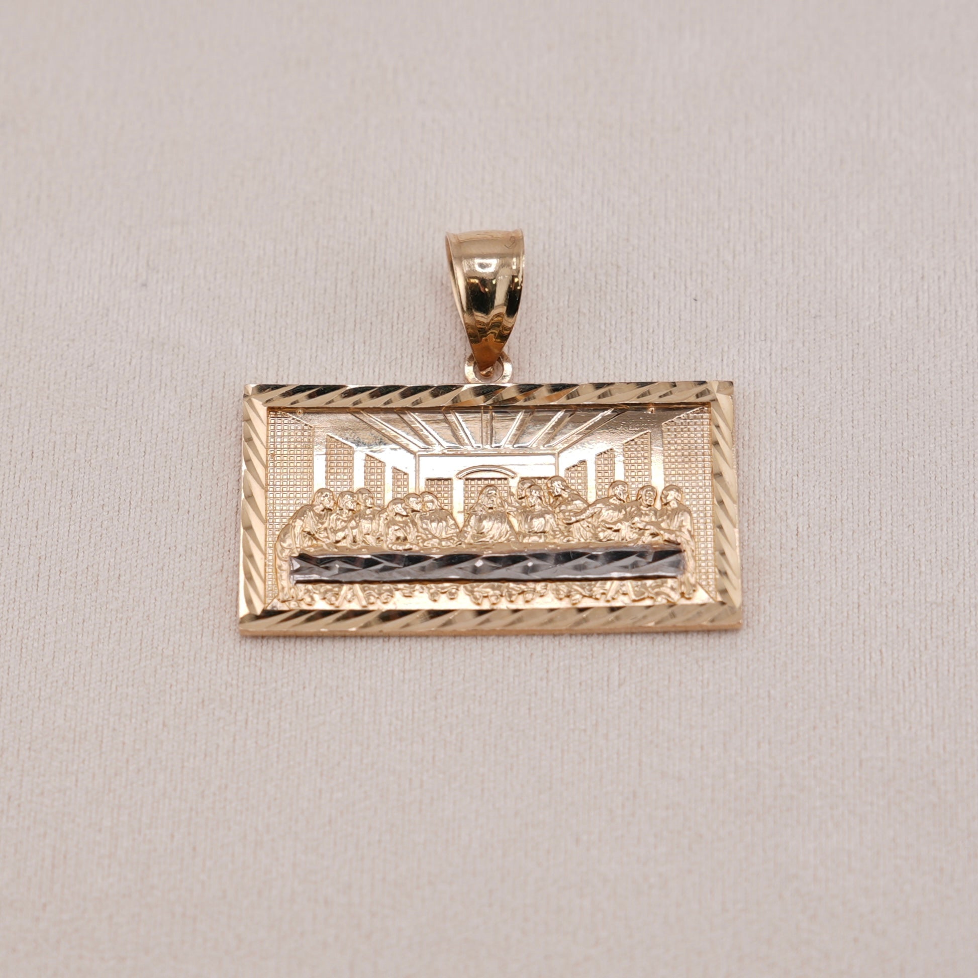 14k Gold Last Supper Pendant
