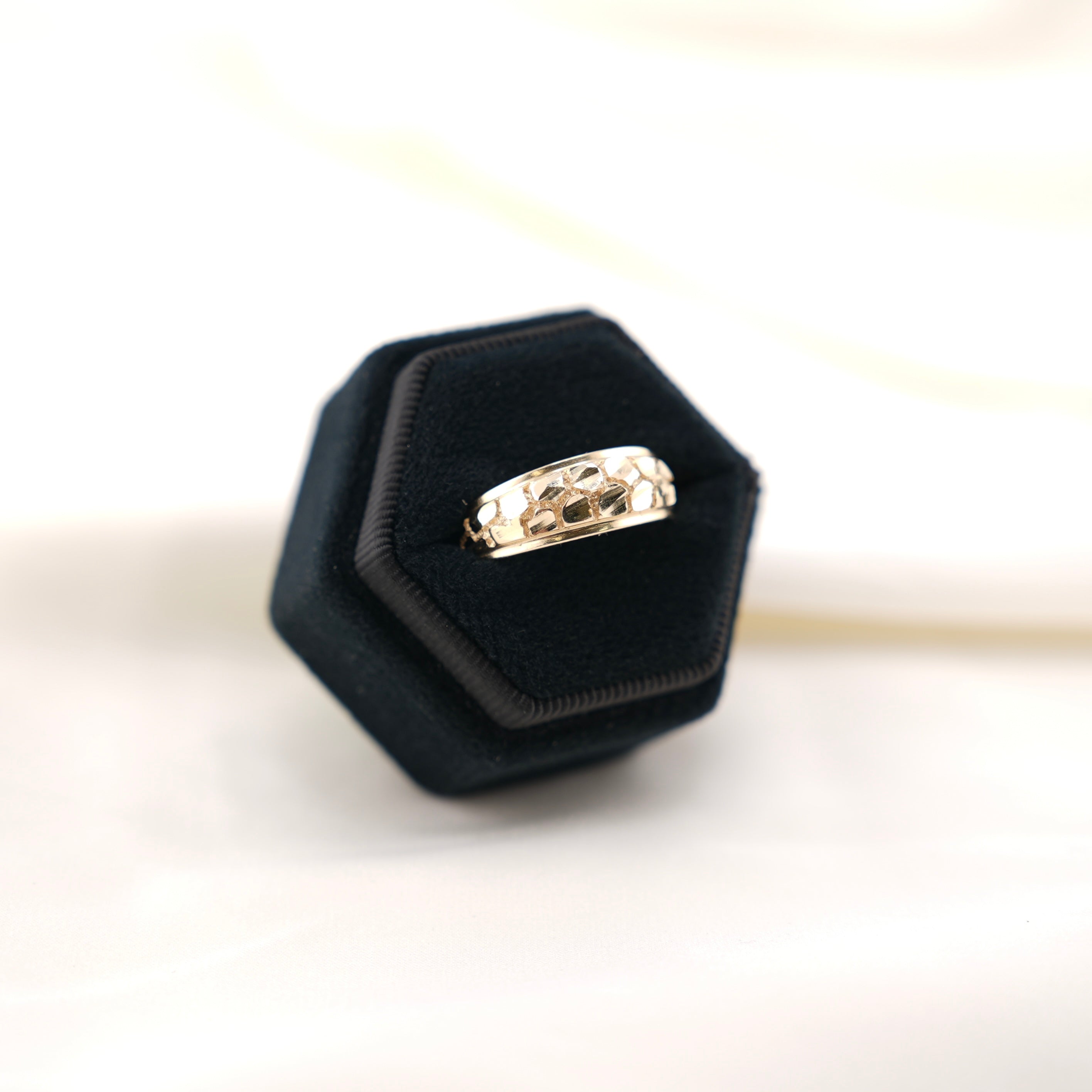 14k Gold Nugget Ring