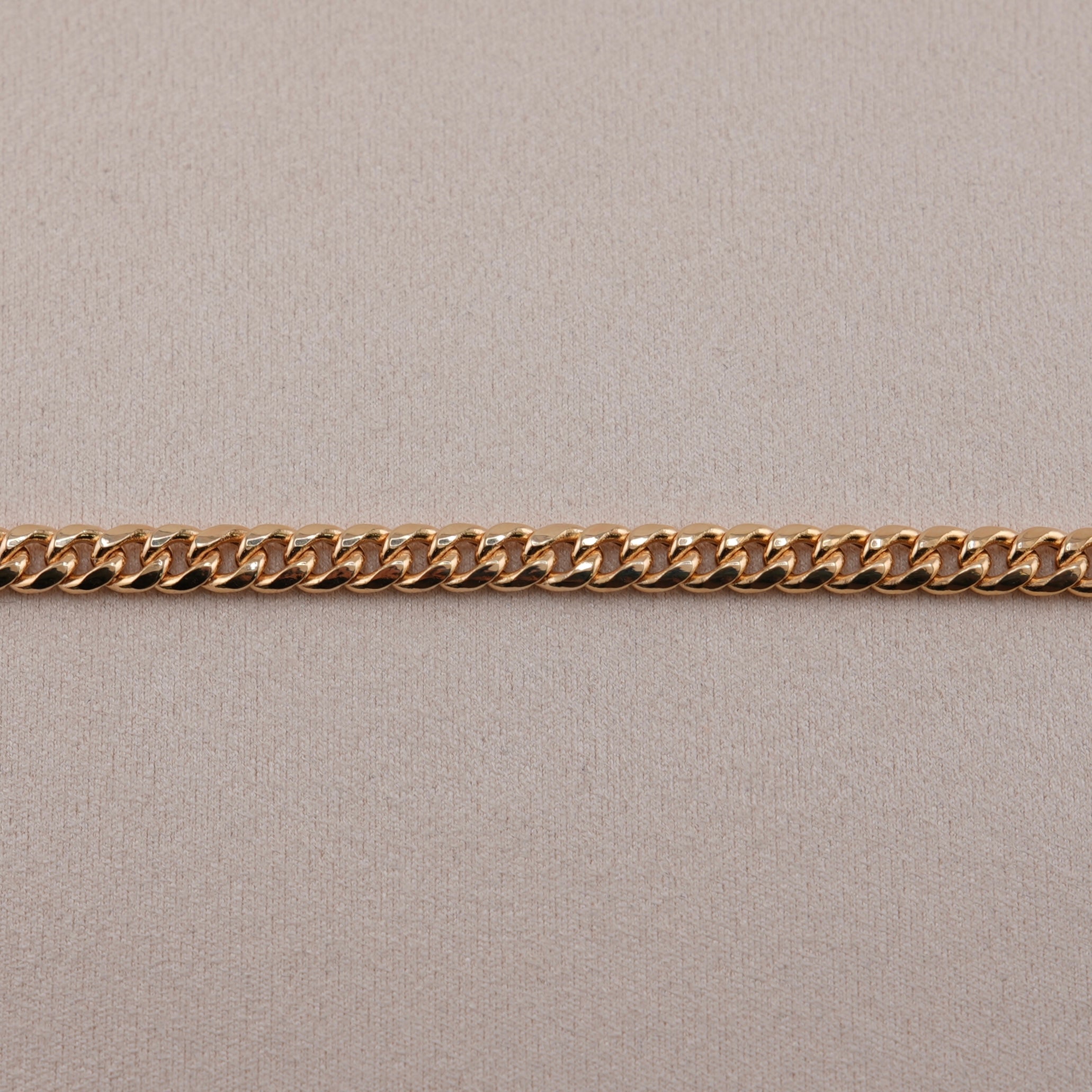 14k Gold Hollow Miami Cuban Bracelet 6mm