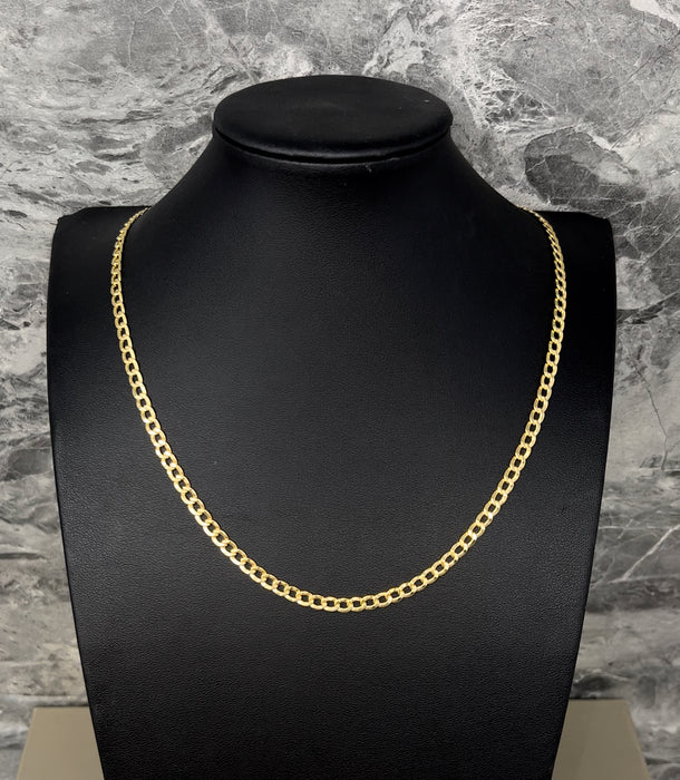 14k Gold Solid Cuban Chain 4.7mm