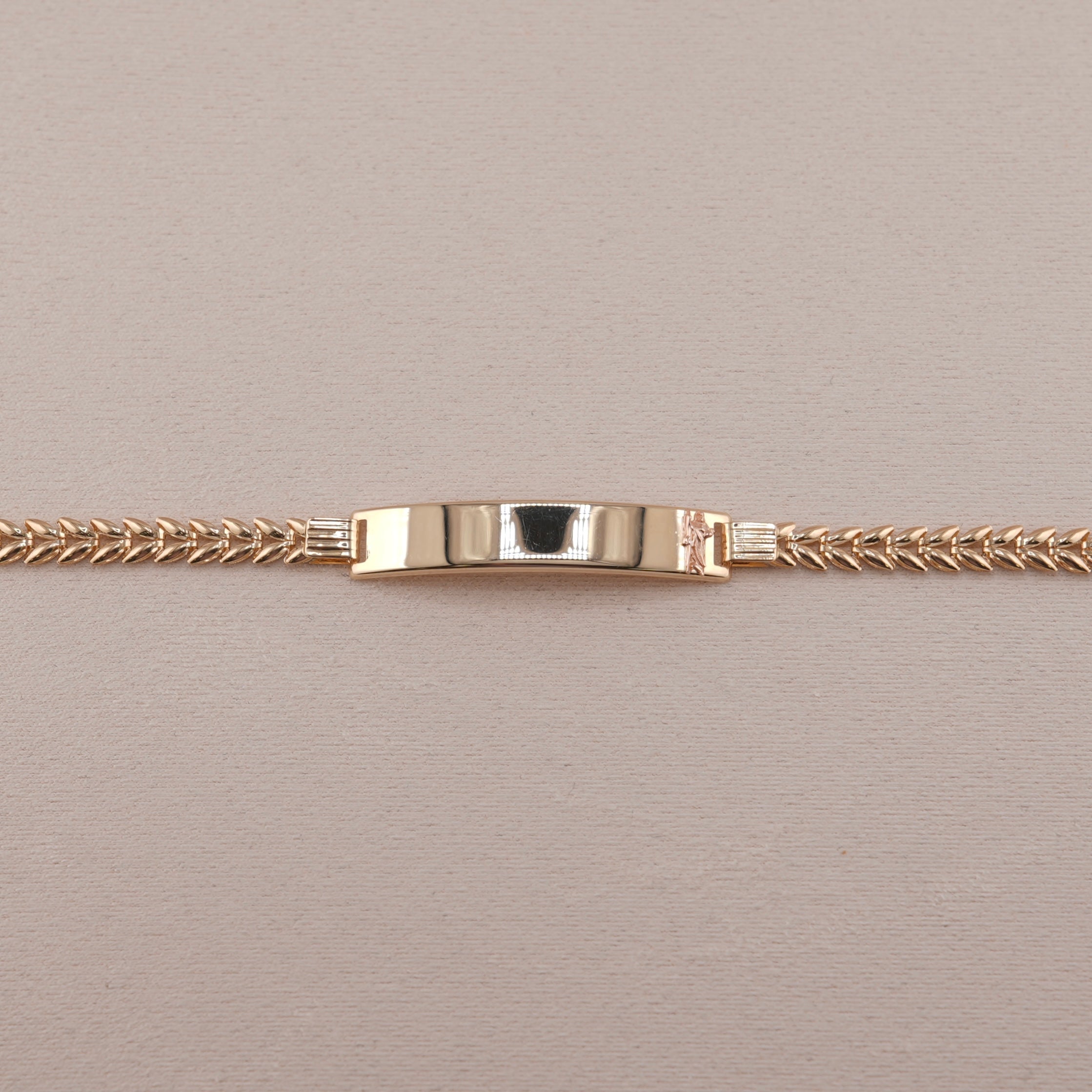 14k Gold Women’s San Judas ID Bracelet