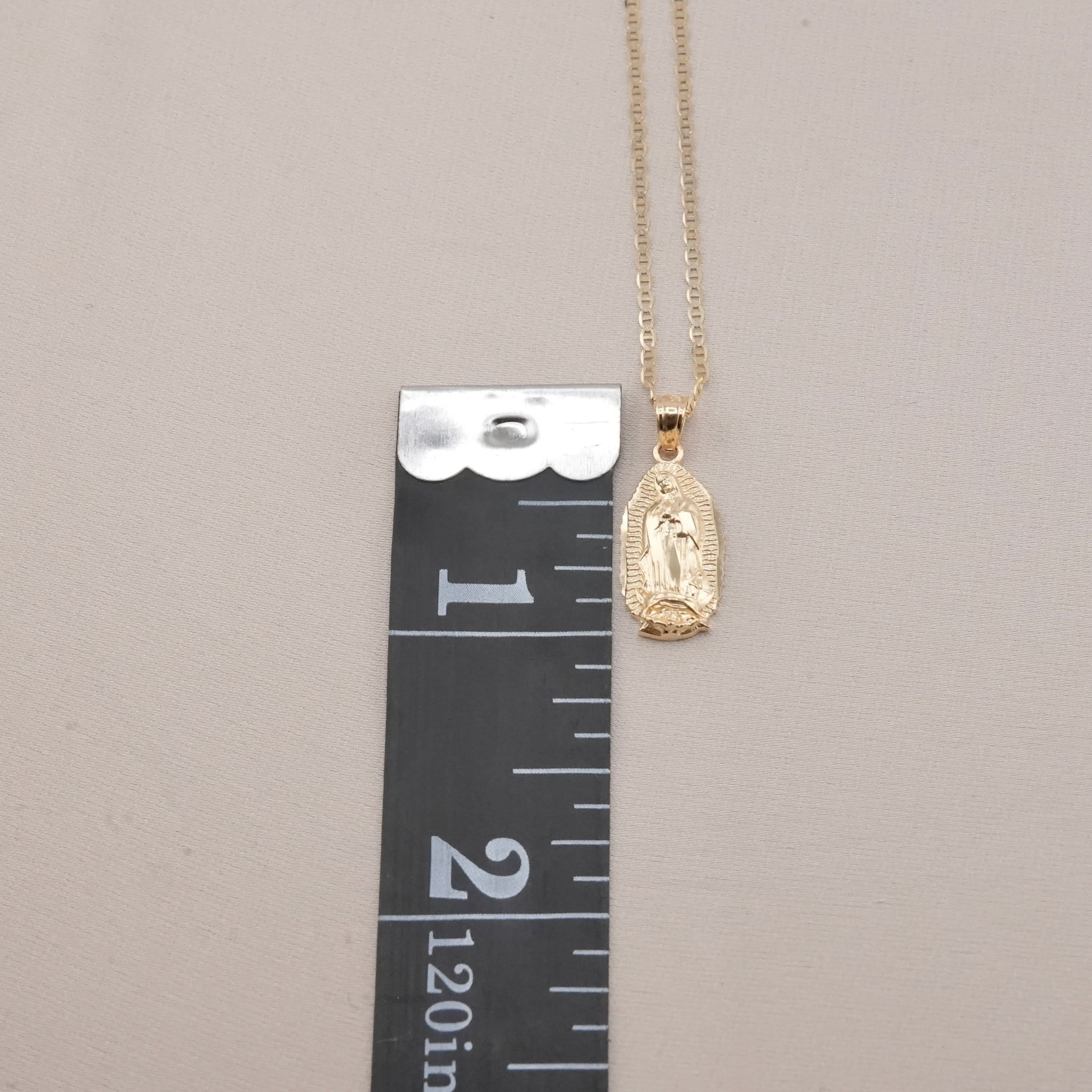 14k Gold Virgencita Chain Set
