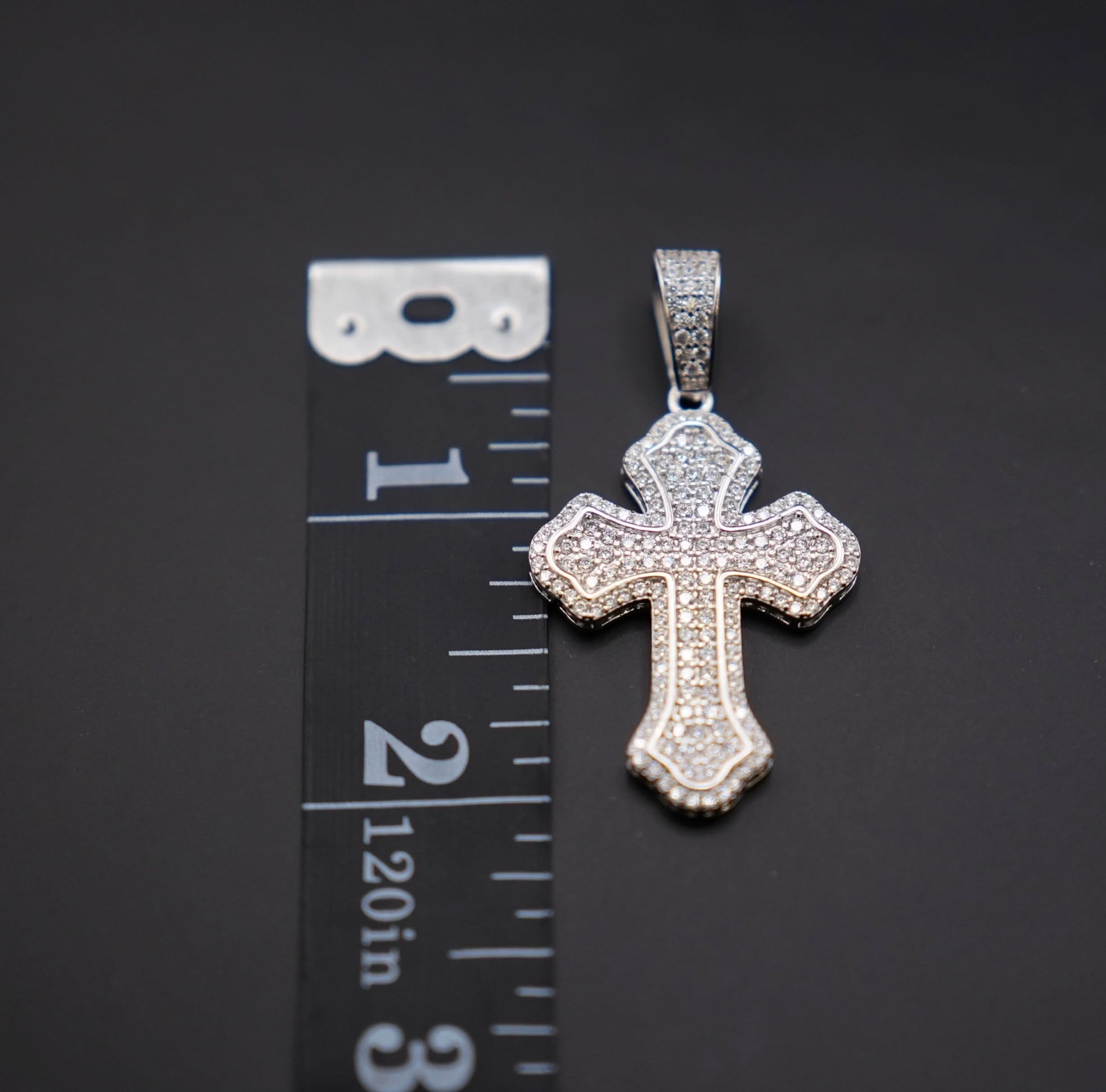 Silver 925 Cross Pendant or Chain Set