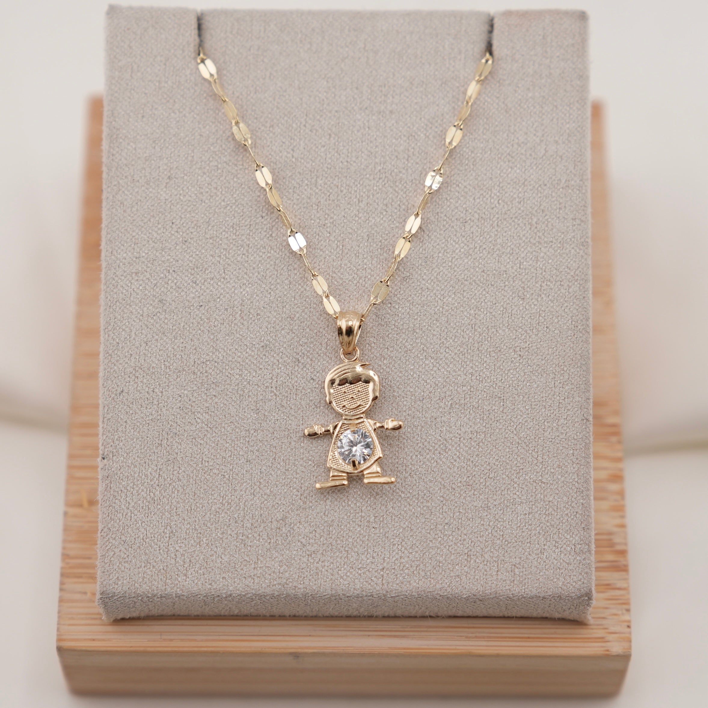 14k Gold Little Boy Chain Set