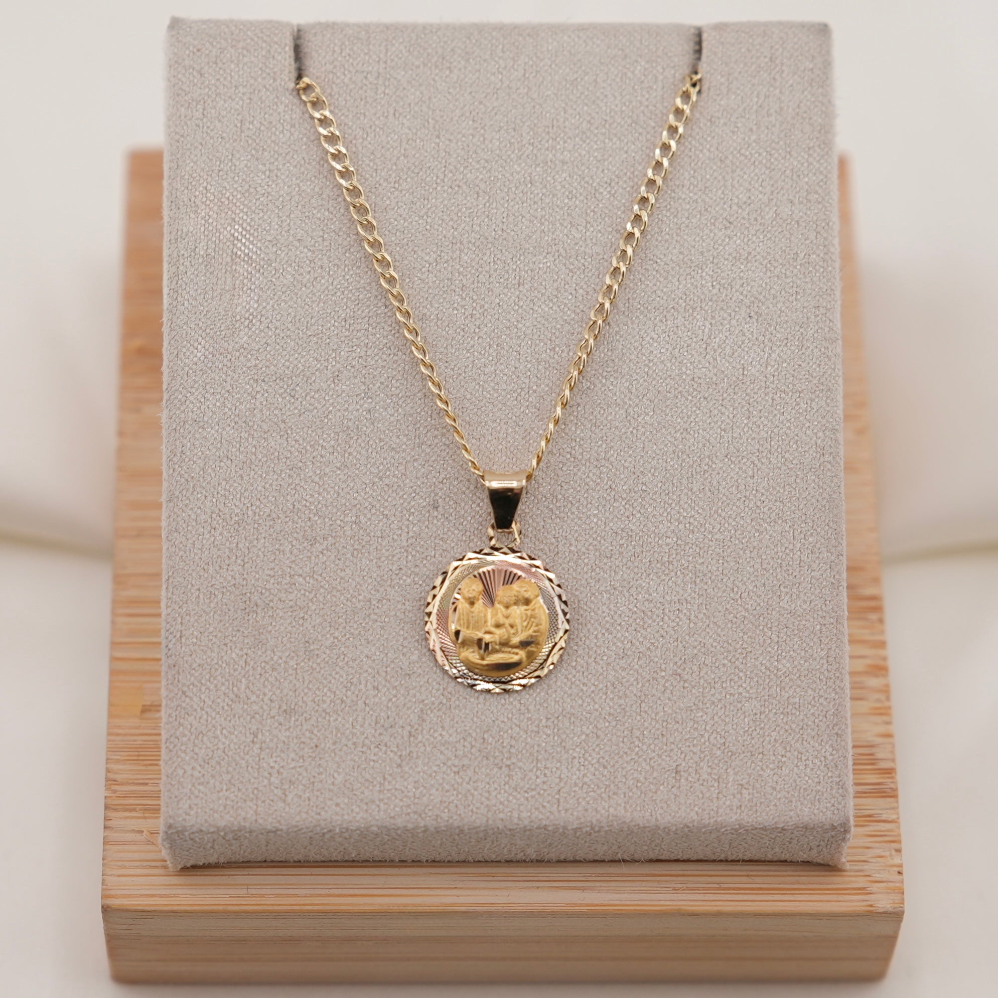 14k Gold Baptism Chain Set