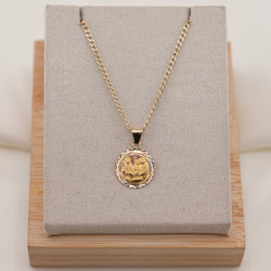 14k Gold Baptism Chain Set