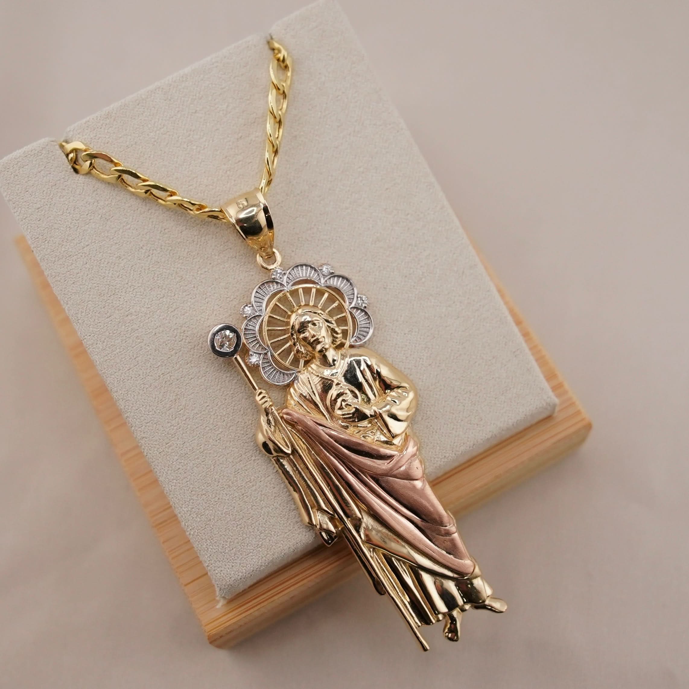 14k Gold Large San Judas