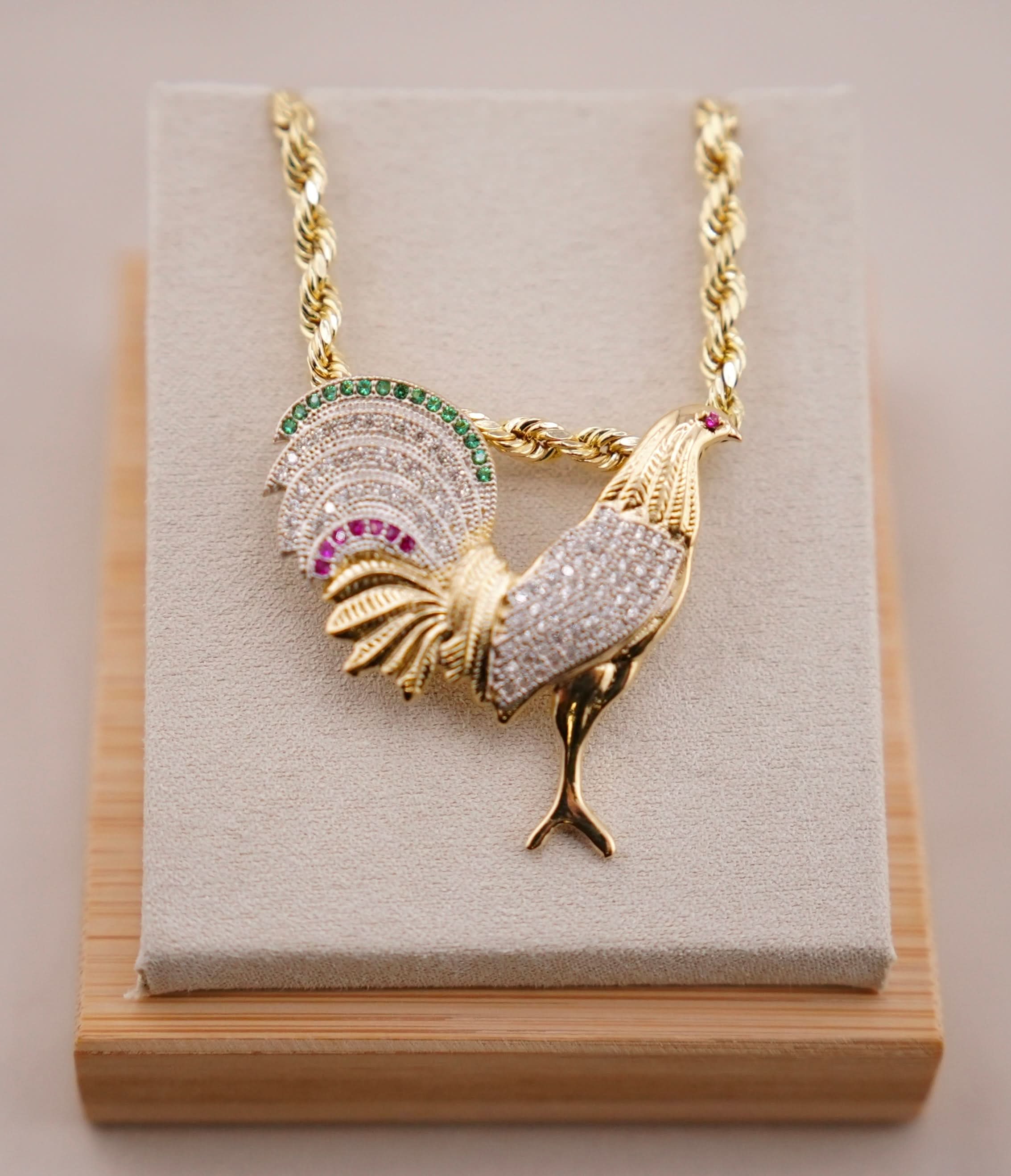 14k Gold Large Gallo Chain Set