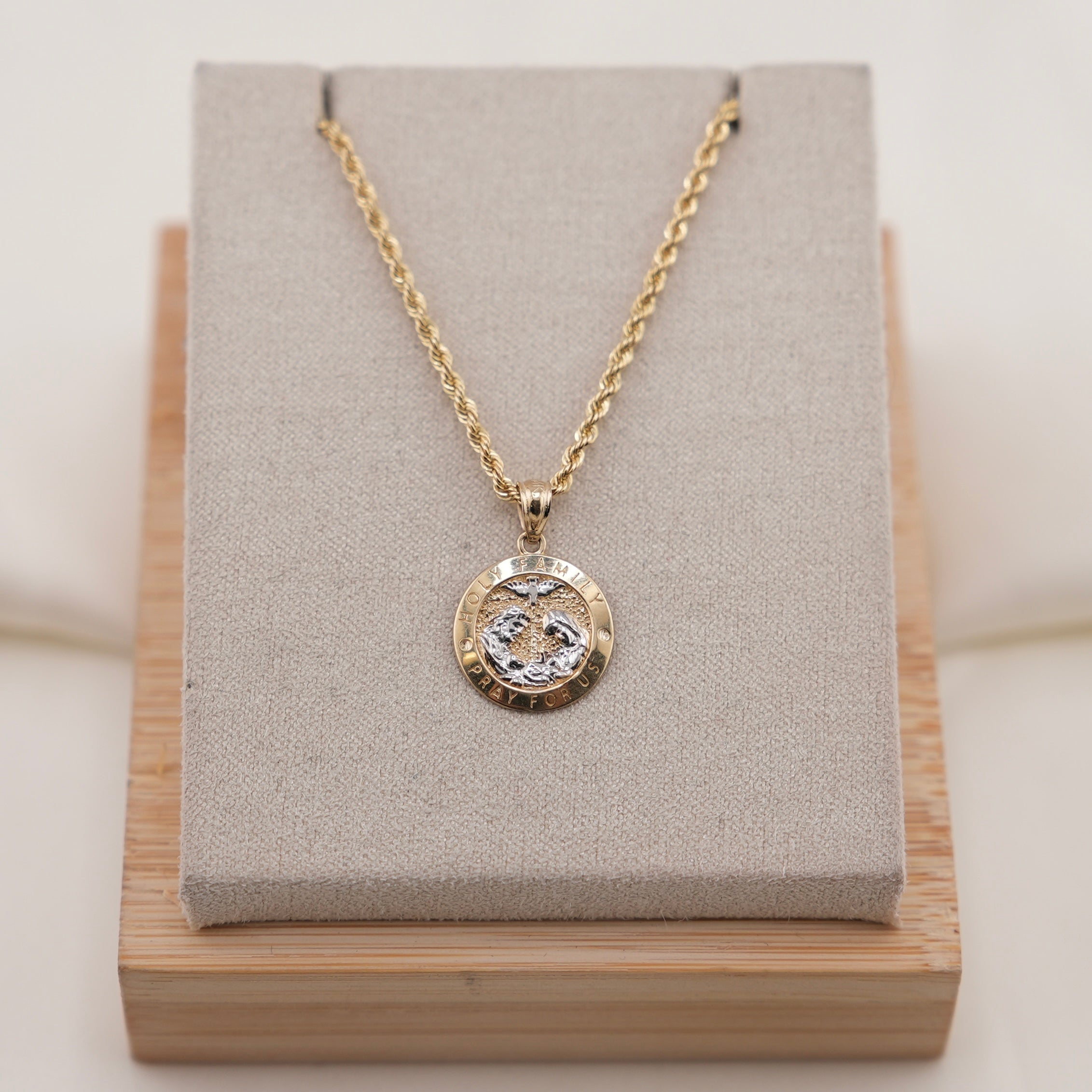 14k Gold Baptism Chain Set