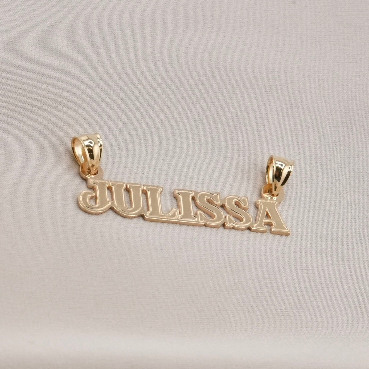 14k Gold Custom Name Plate