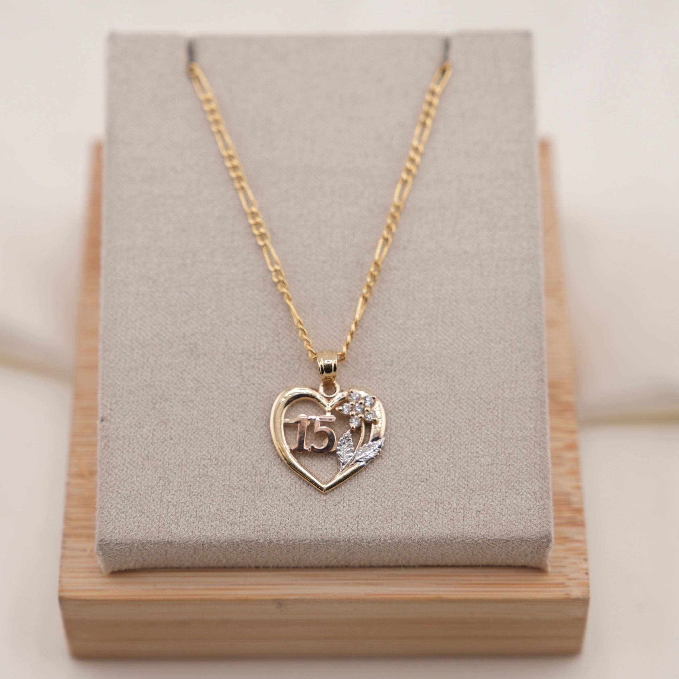 14k Gold Quinceañera Chain Set