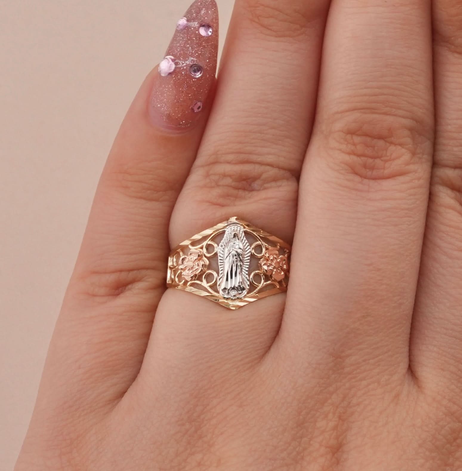 14K Gold Virgencita Women’s Ring