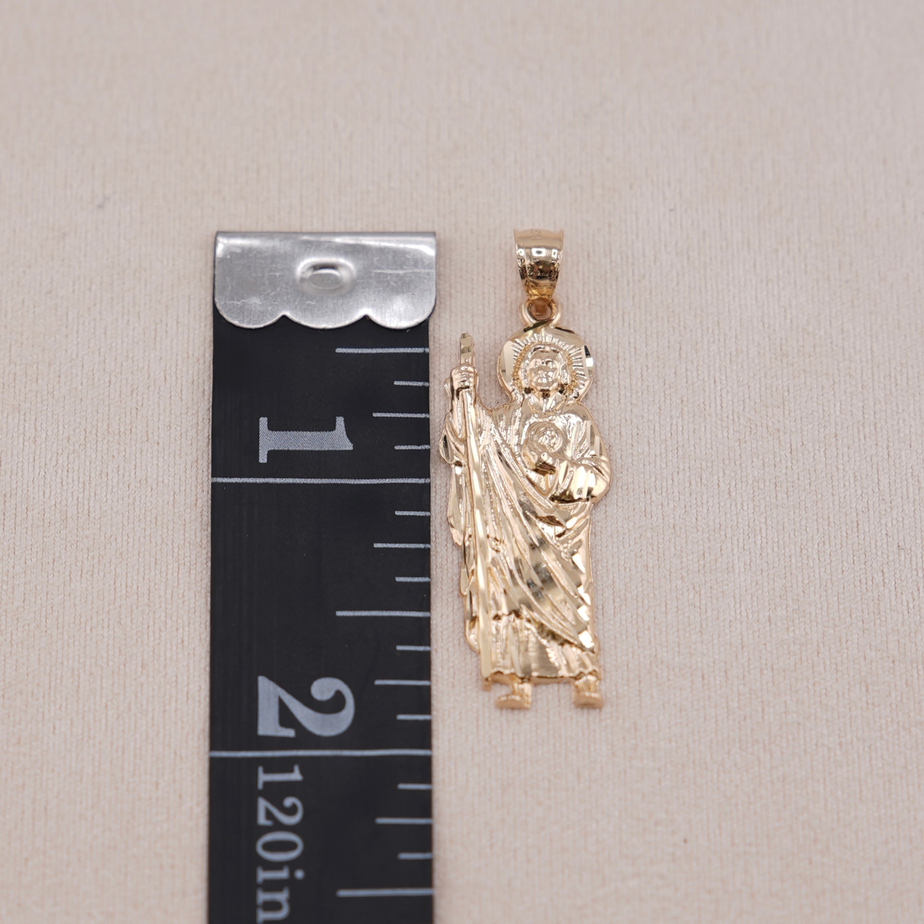 14k Gold San Judas Pendant