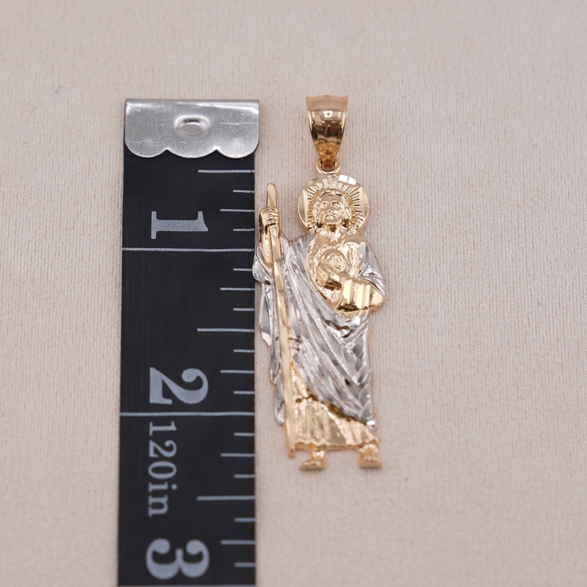 14k Gold Medium San Judas Pendant