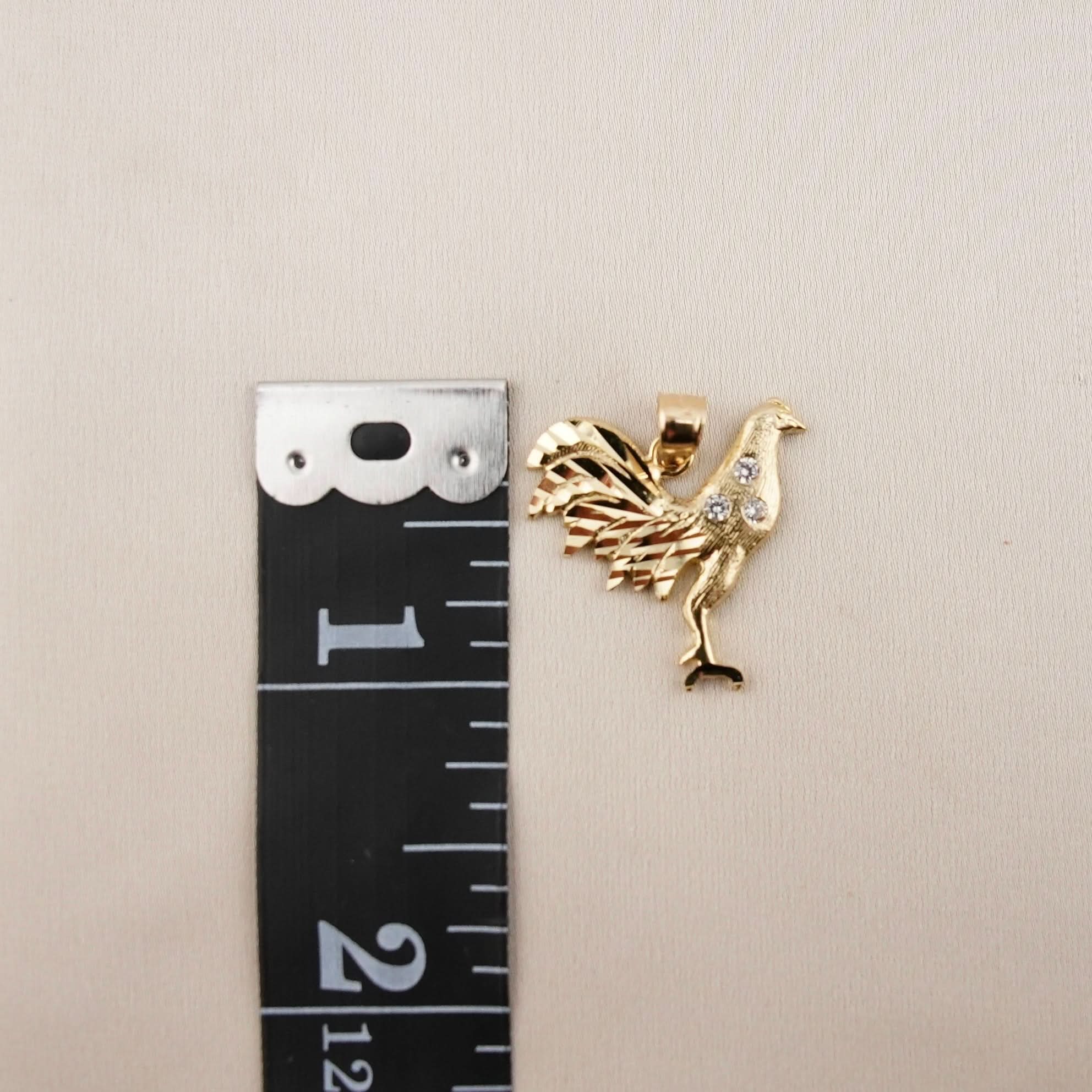14k Gold Small Gallo Pendant