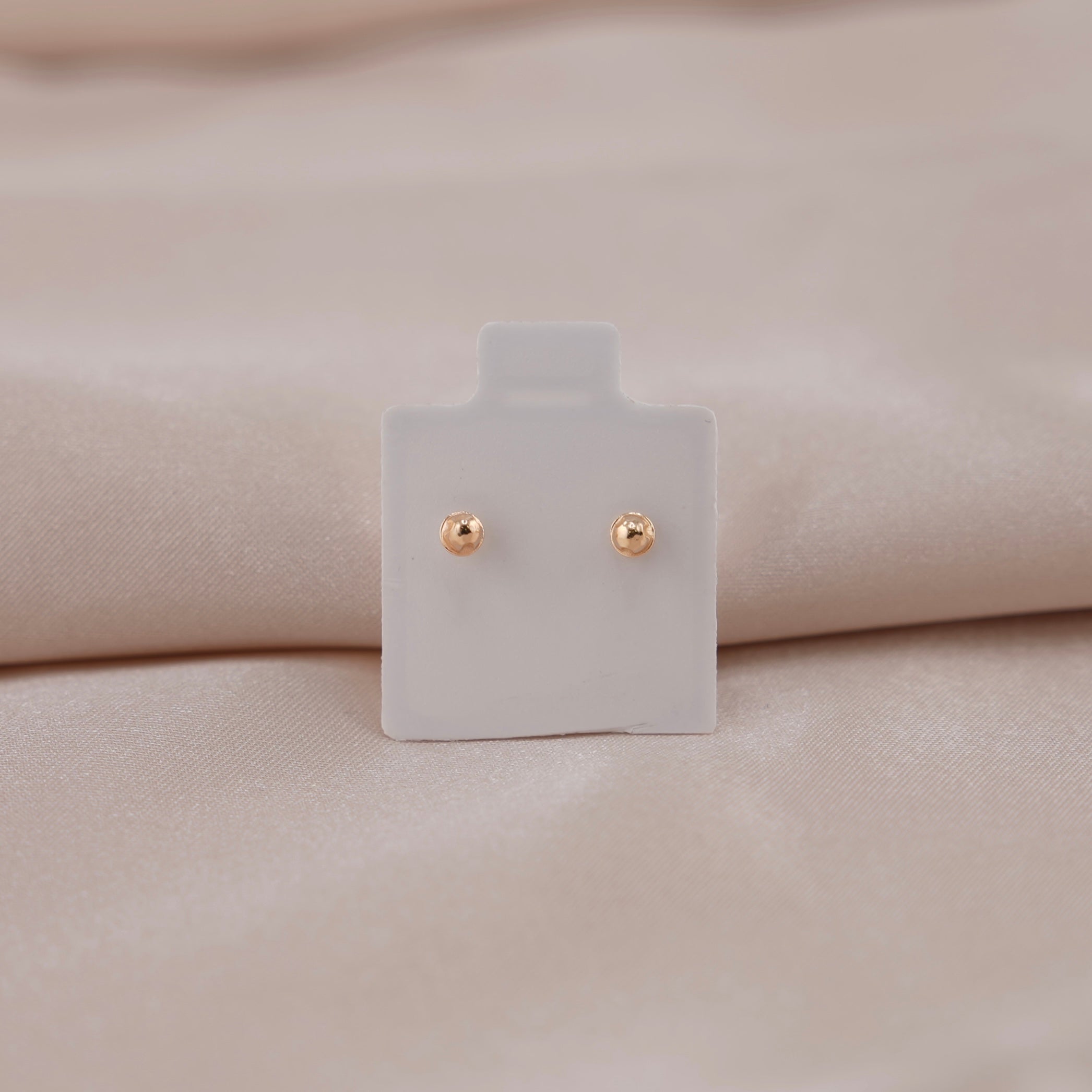14k Gold Cow Earrings