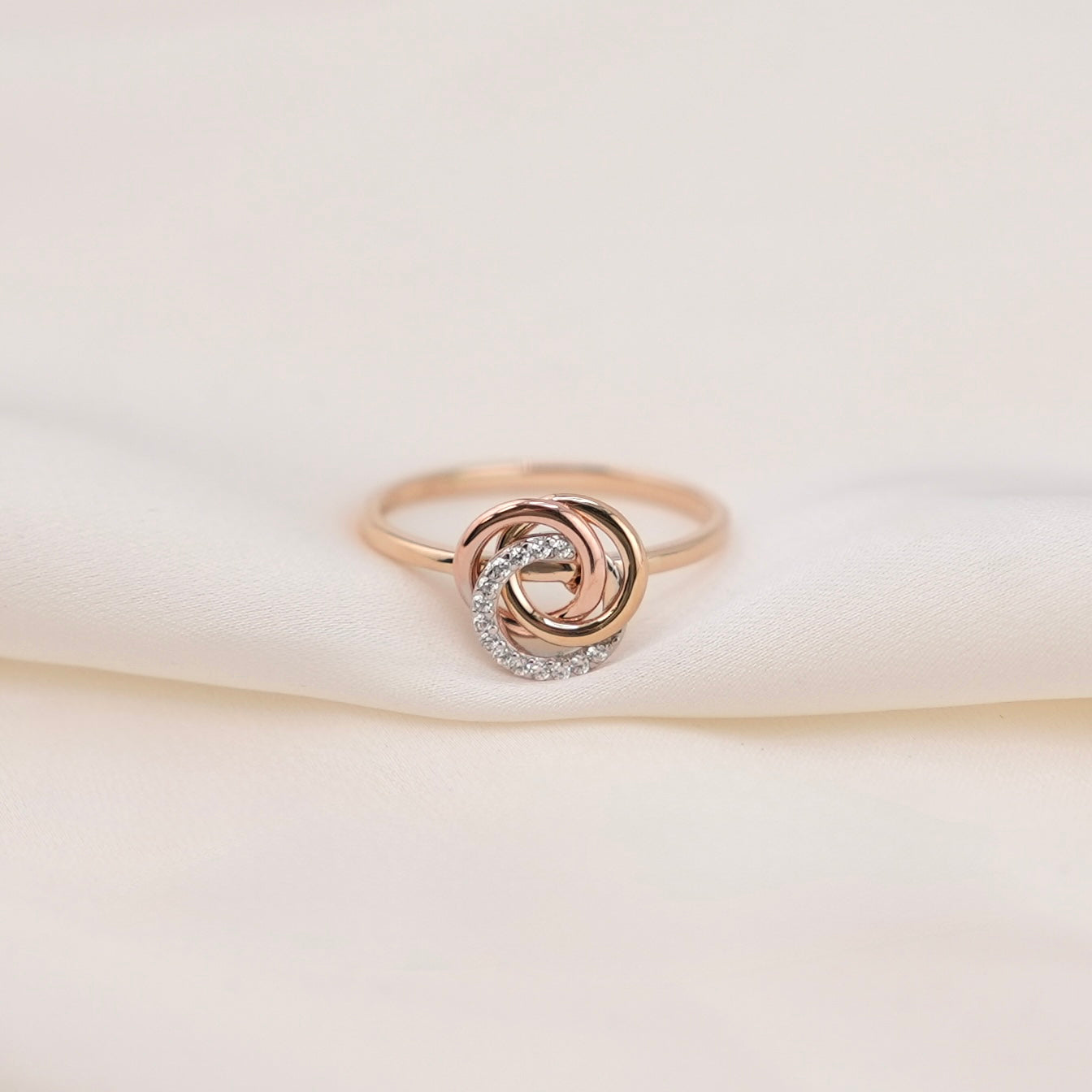 14k Gold Fancy Cz Ring