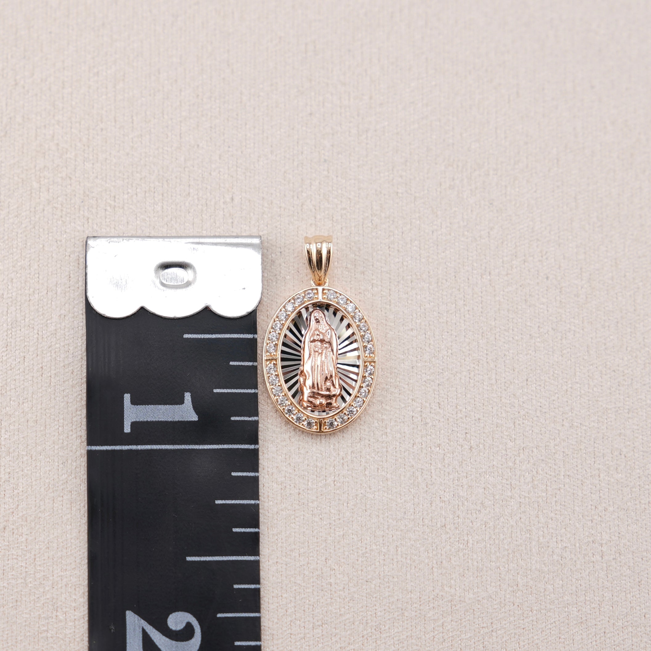 14k Gold Virgencita Chain Set