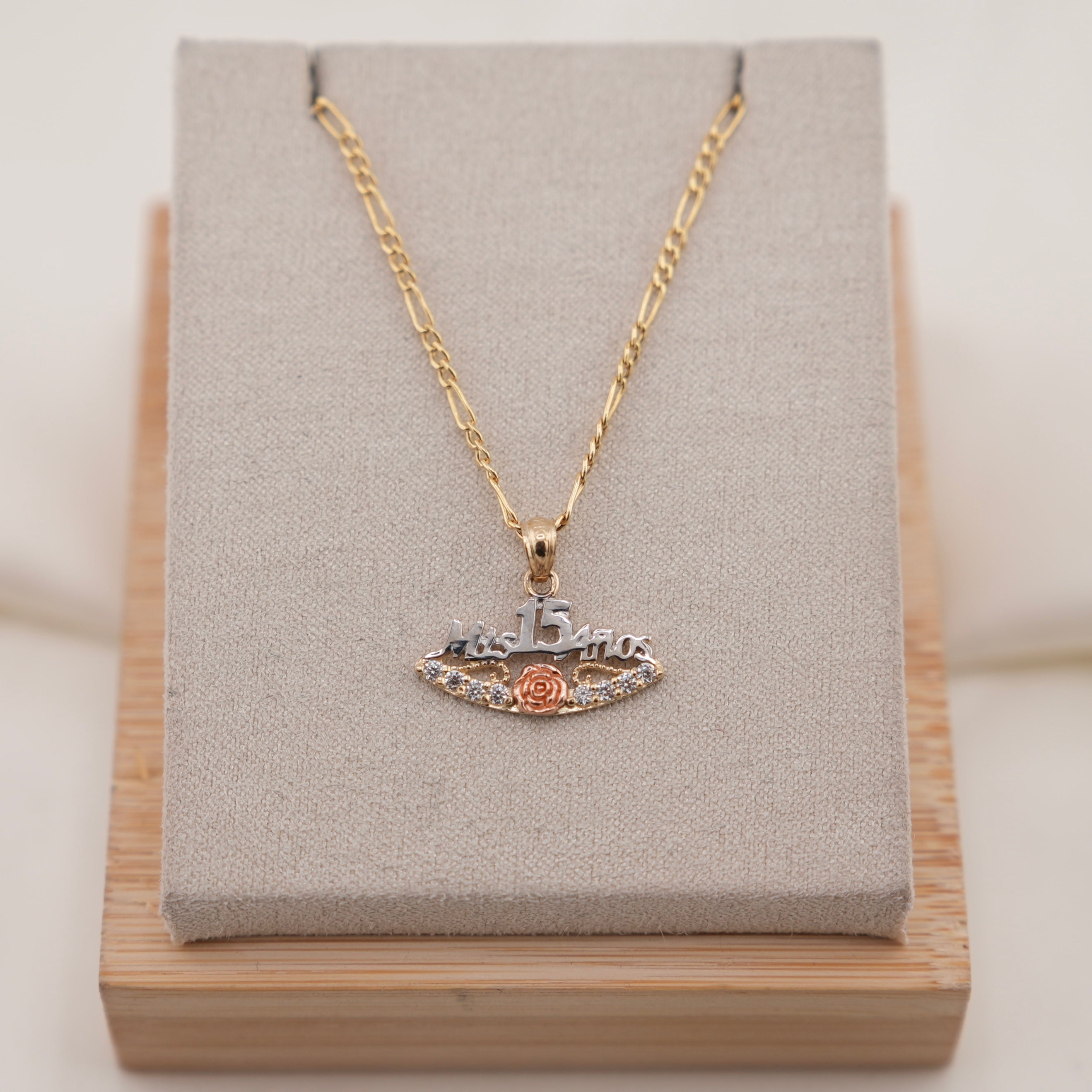 14k Gold Quinceañera Chain Set