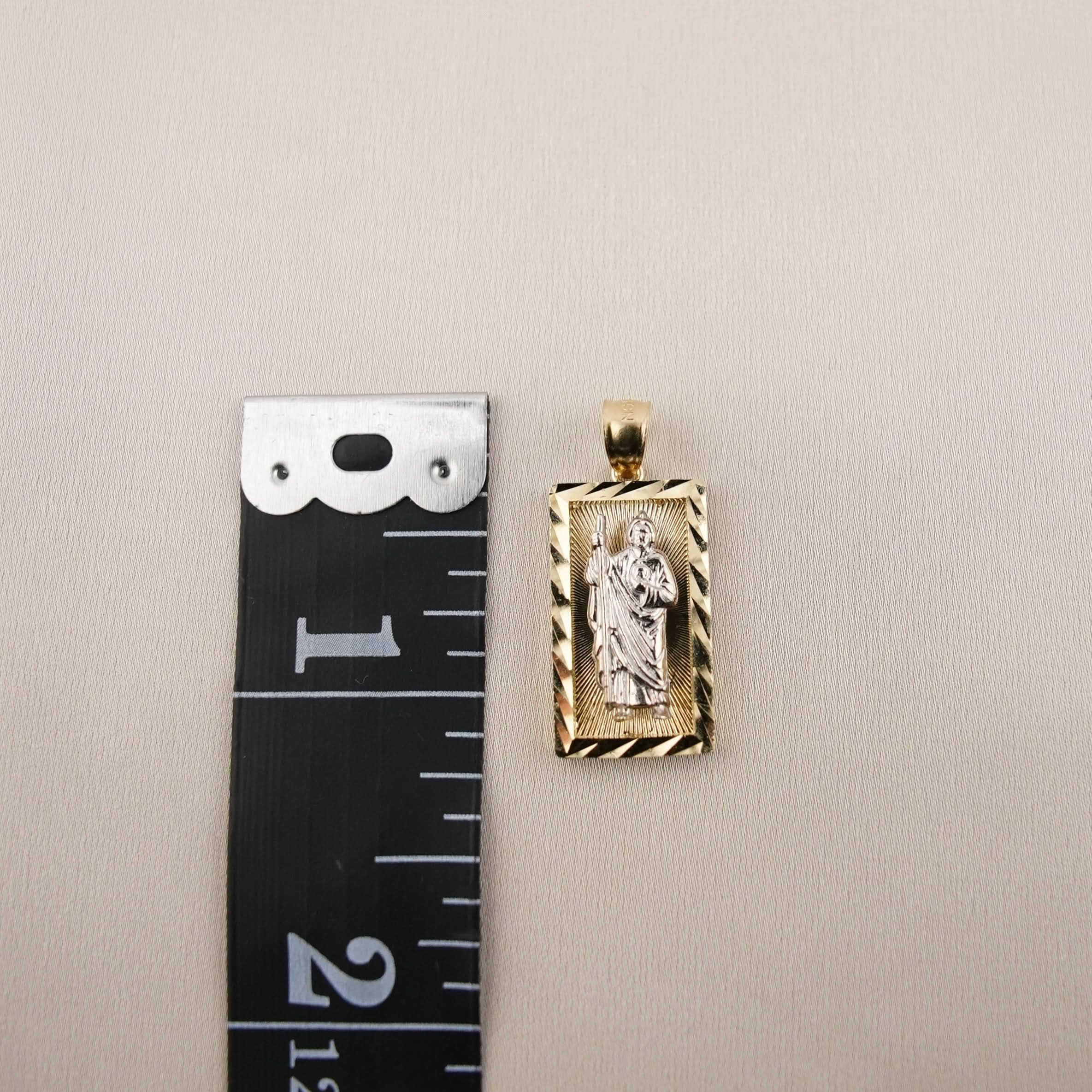 14k Gold San Judas Pendant