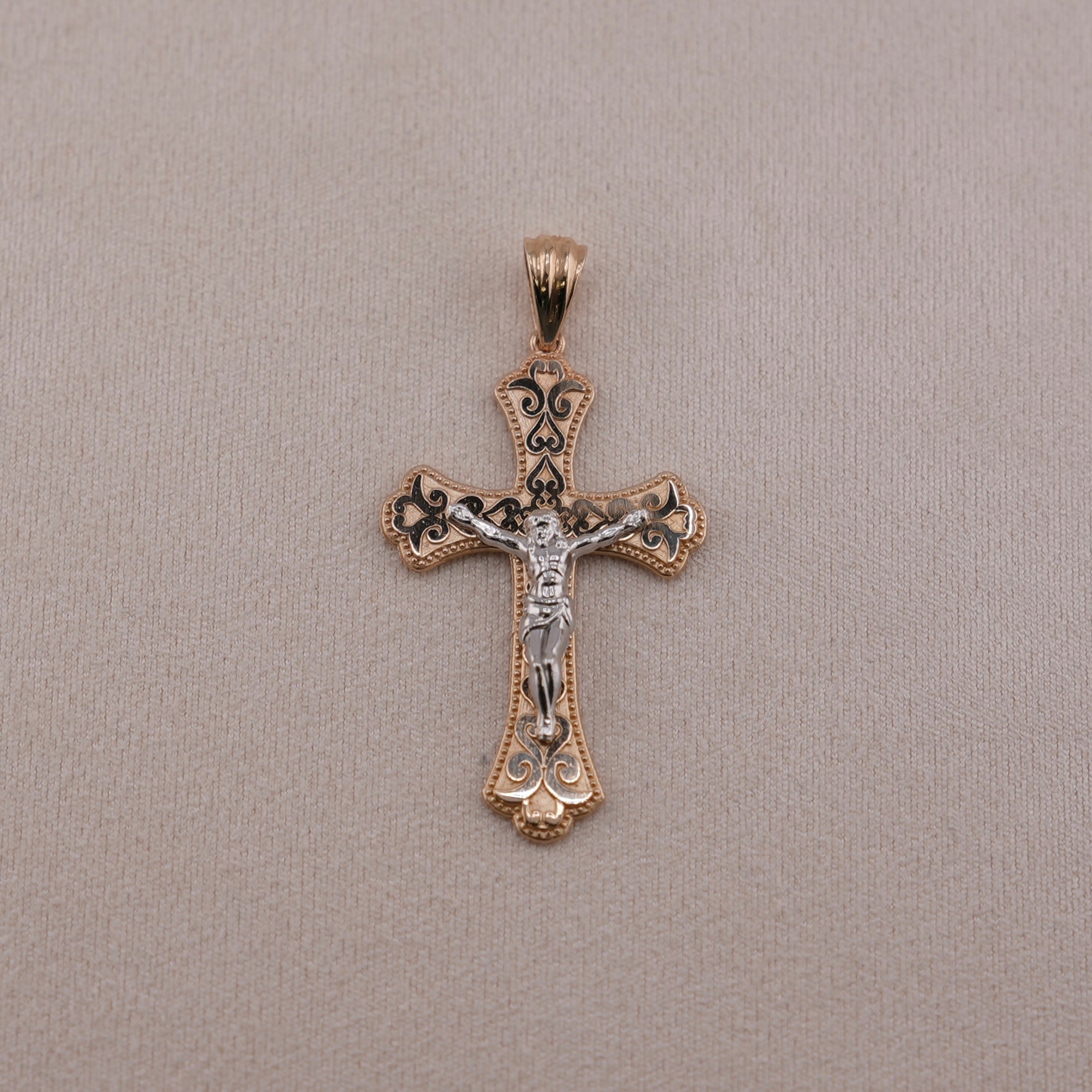 14k Gold Cross Pendant